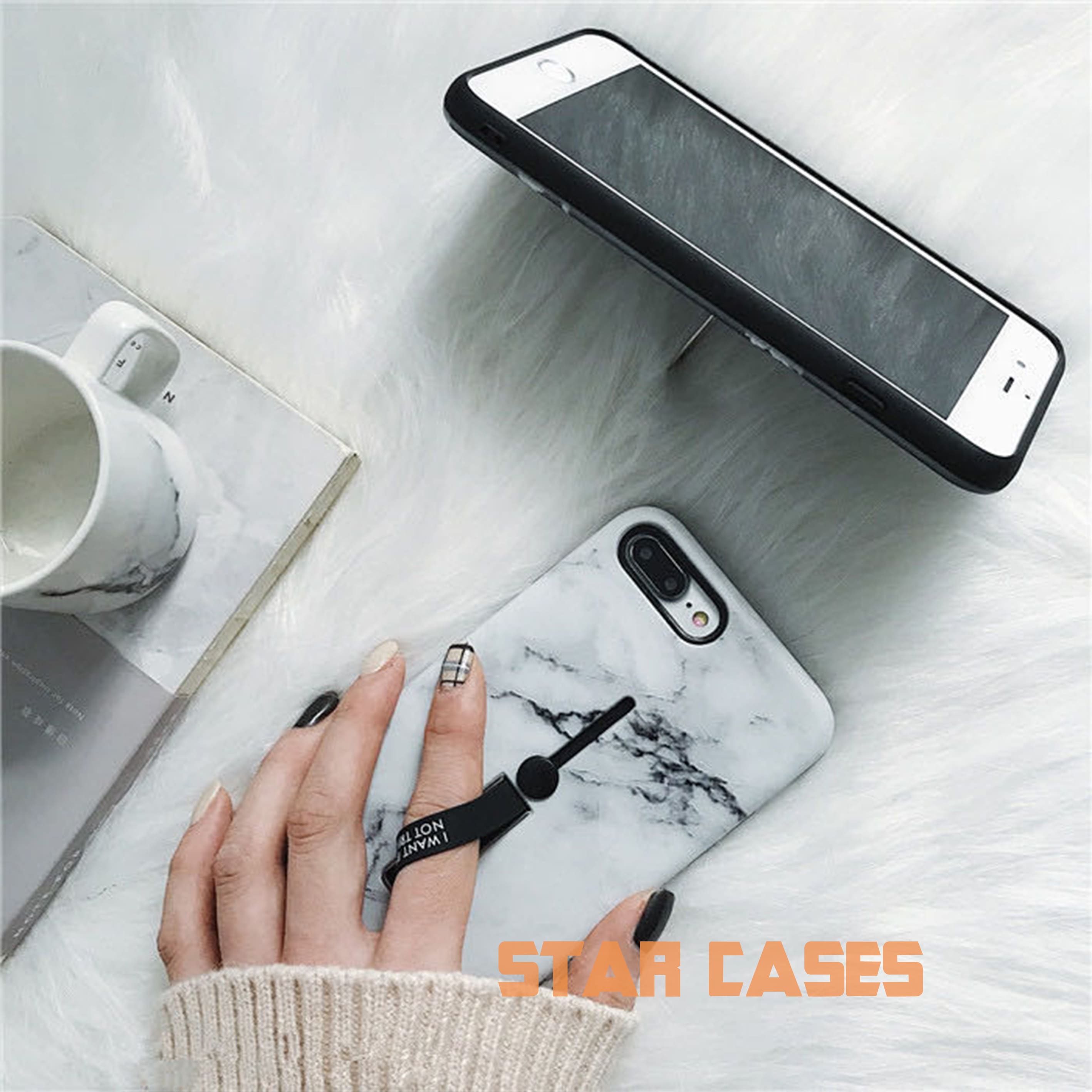 iPhone 12 Mini Marble Shockproof Holder Case