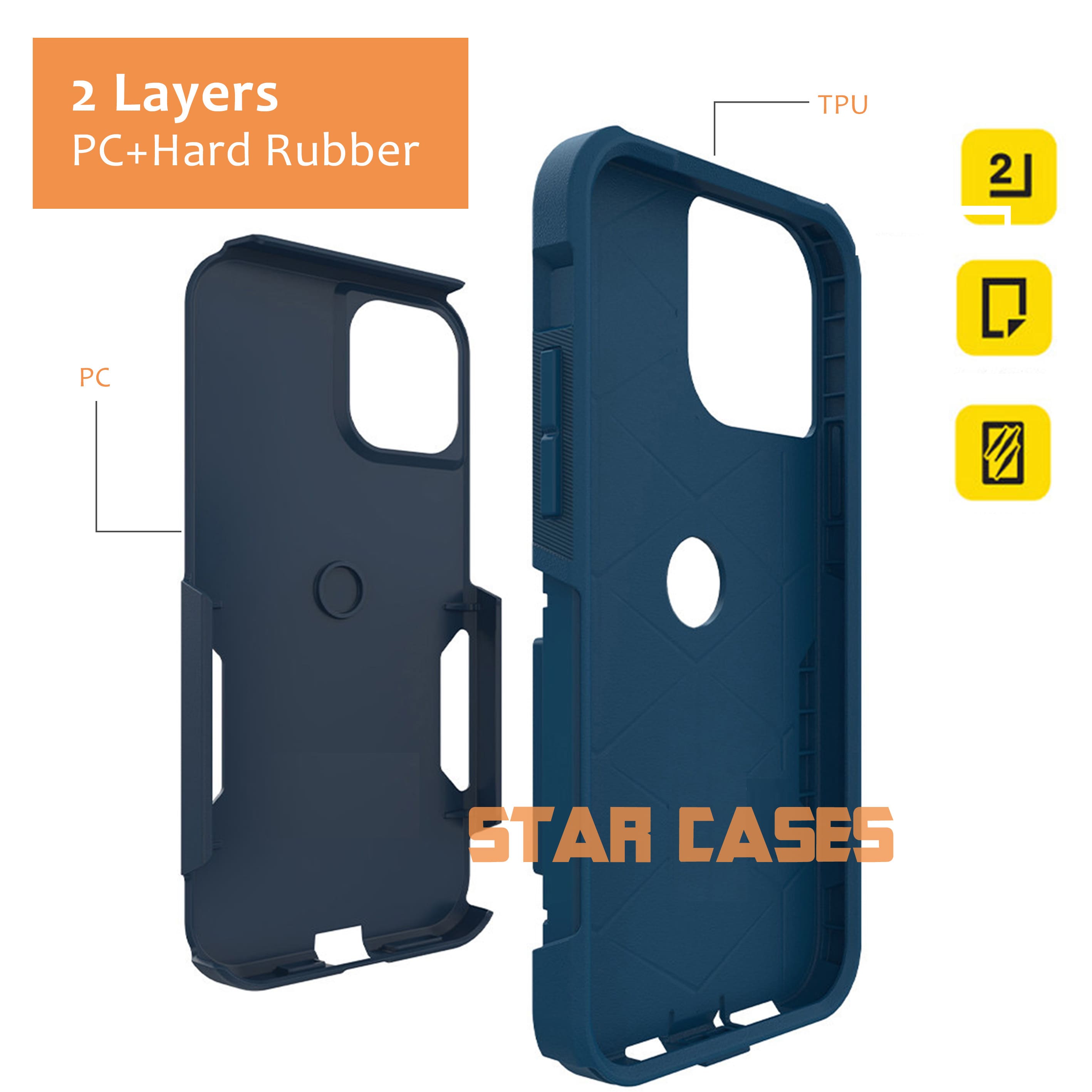 iPhone 13 Pro Max Commuter Heavy Duty Case