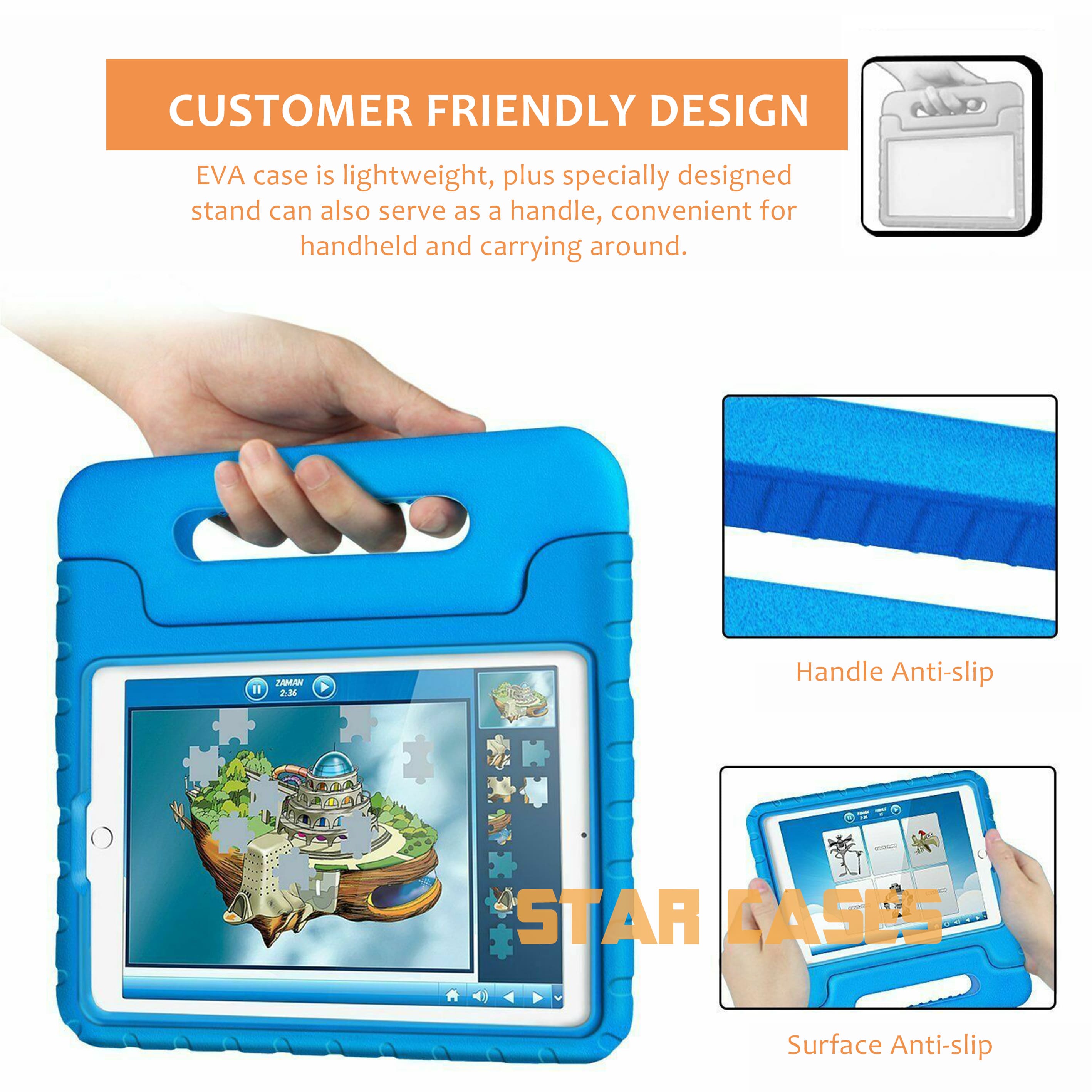 Samsung Tab A9 Tablet Kids Flip Handle Stand Case