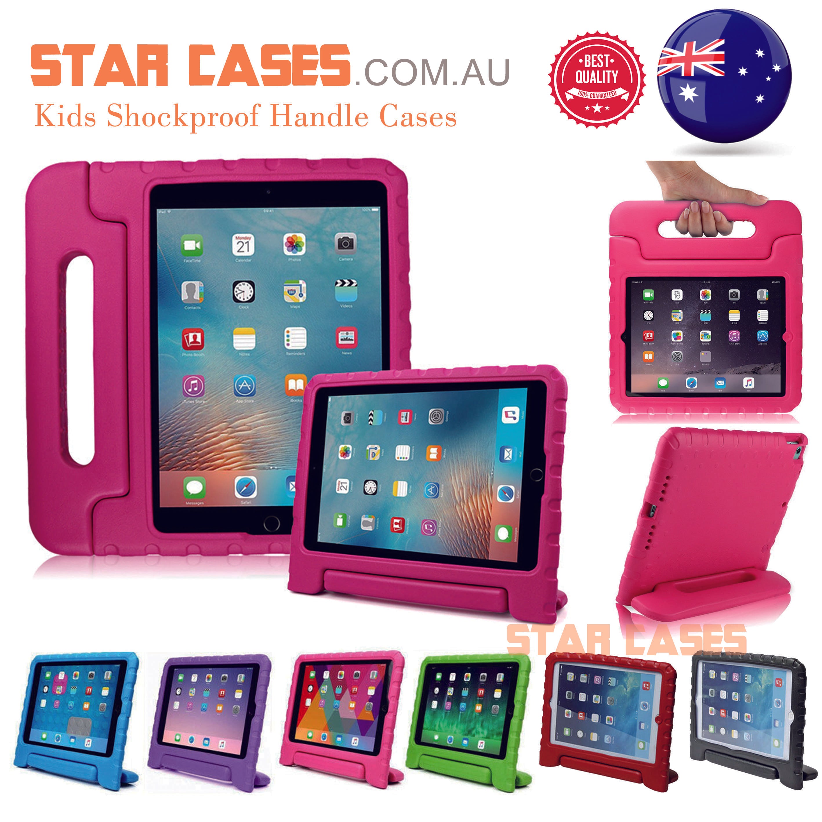 iPad mini 1&2&3&4&5 Kids Handle Stand Case