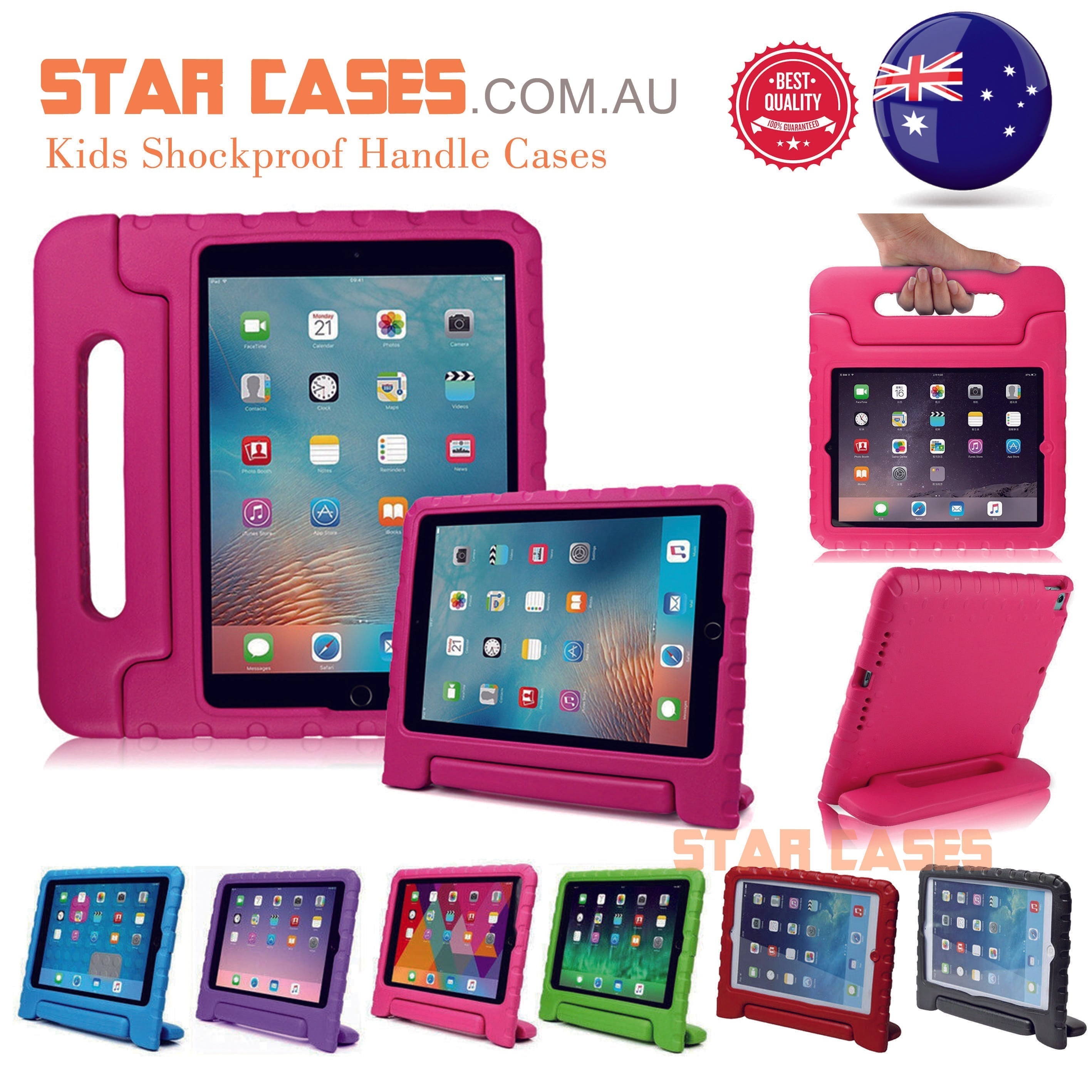 iPad 789 10.2/Air 3 Kids Handle Stand Case