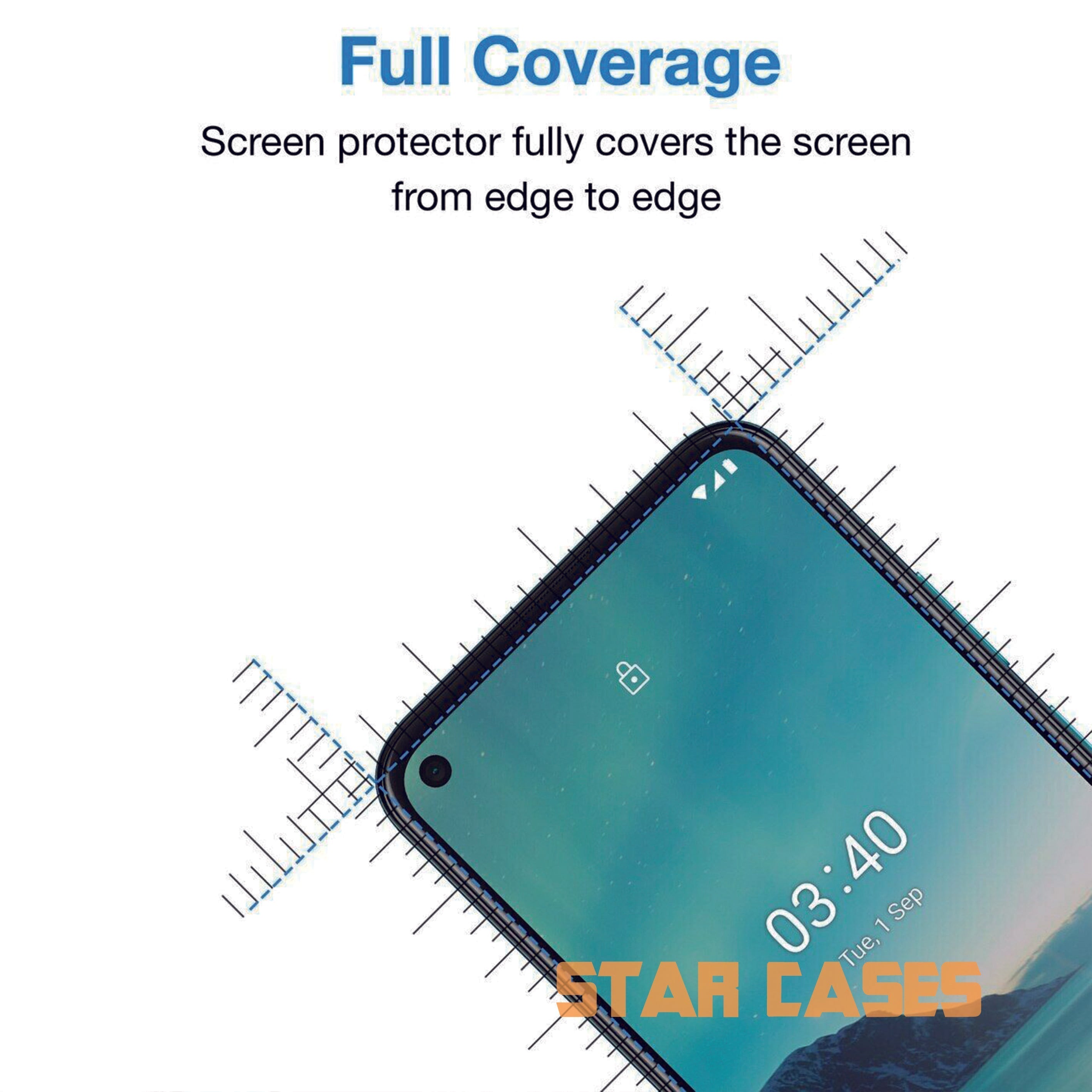 Samsung Full Coverage Tempered Glass Screen Protector