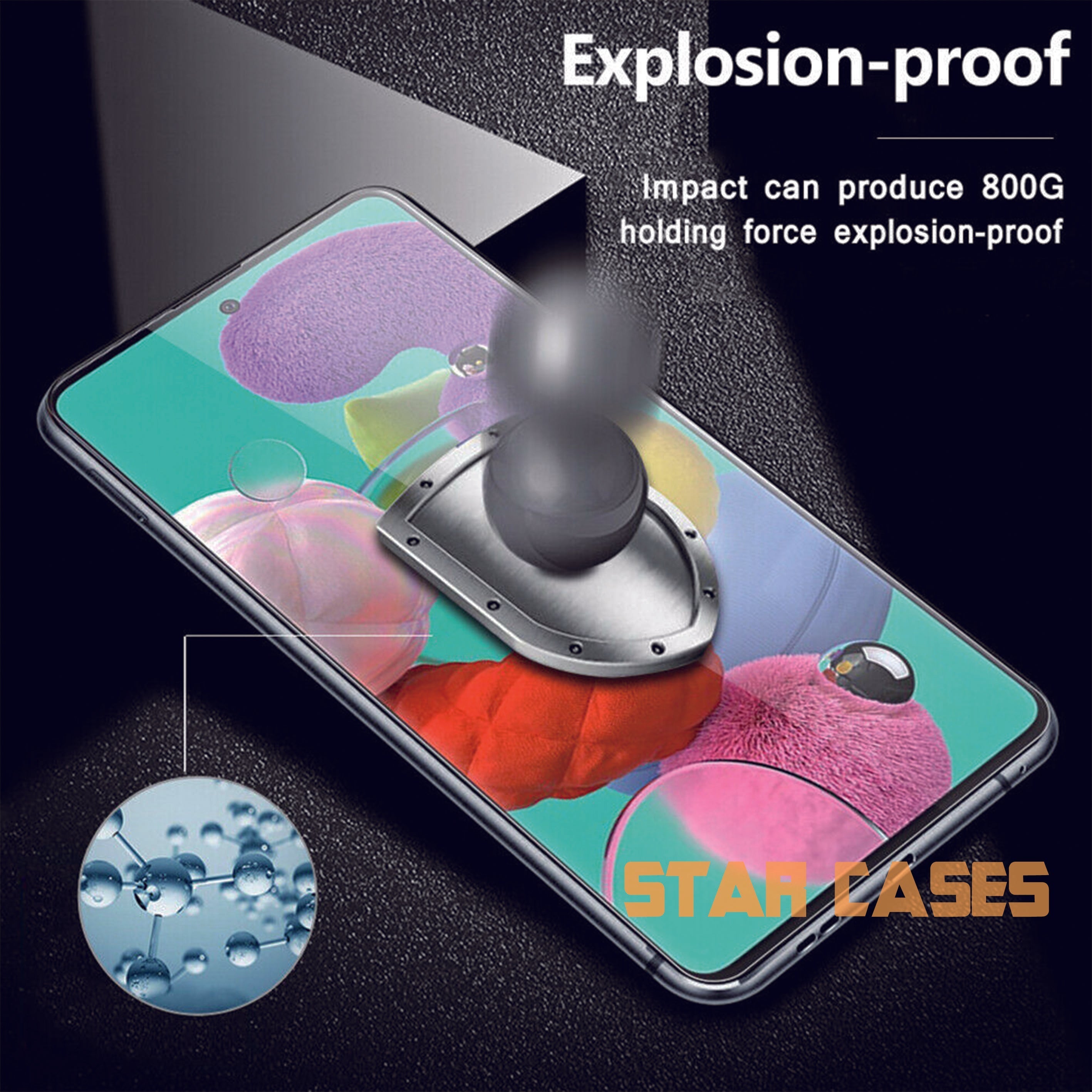 Samsung Full Coverage Tempered Glass Screen Protector