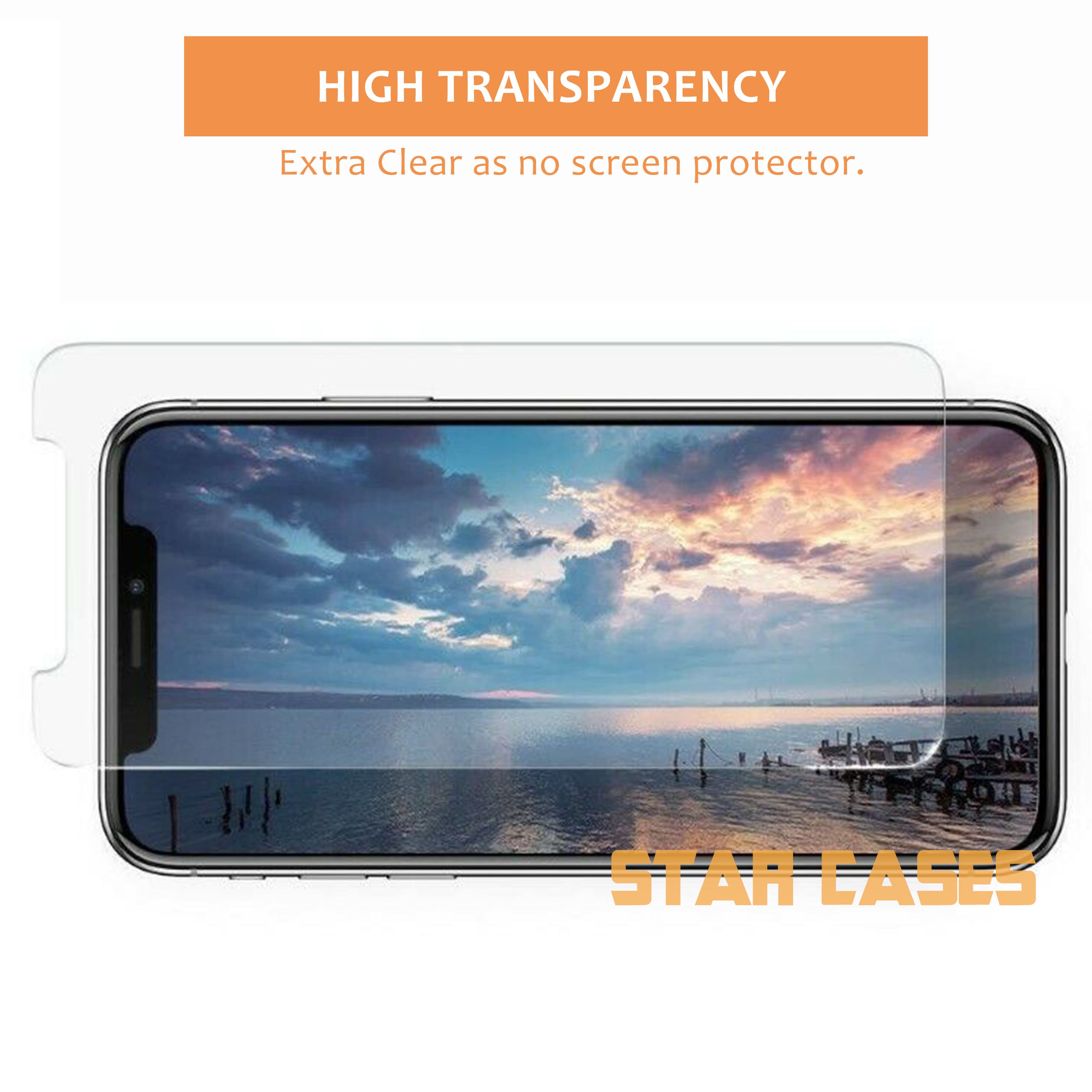 iPhone Front Tempered Glass Screen Protector