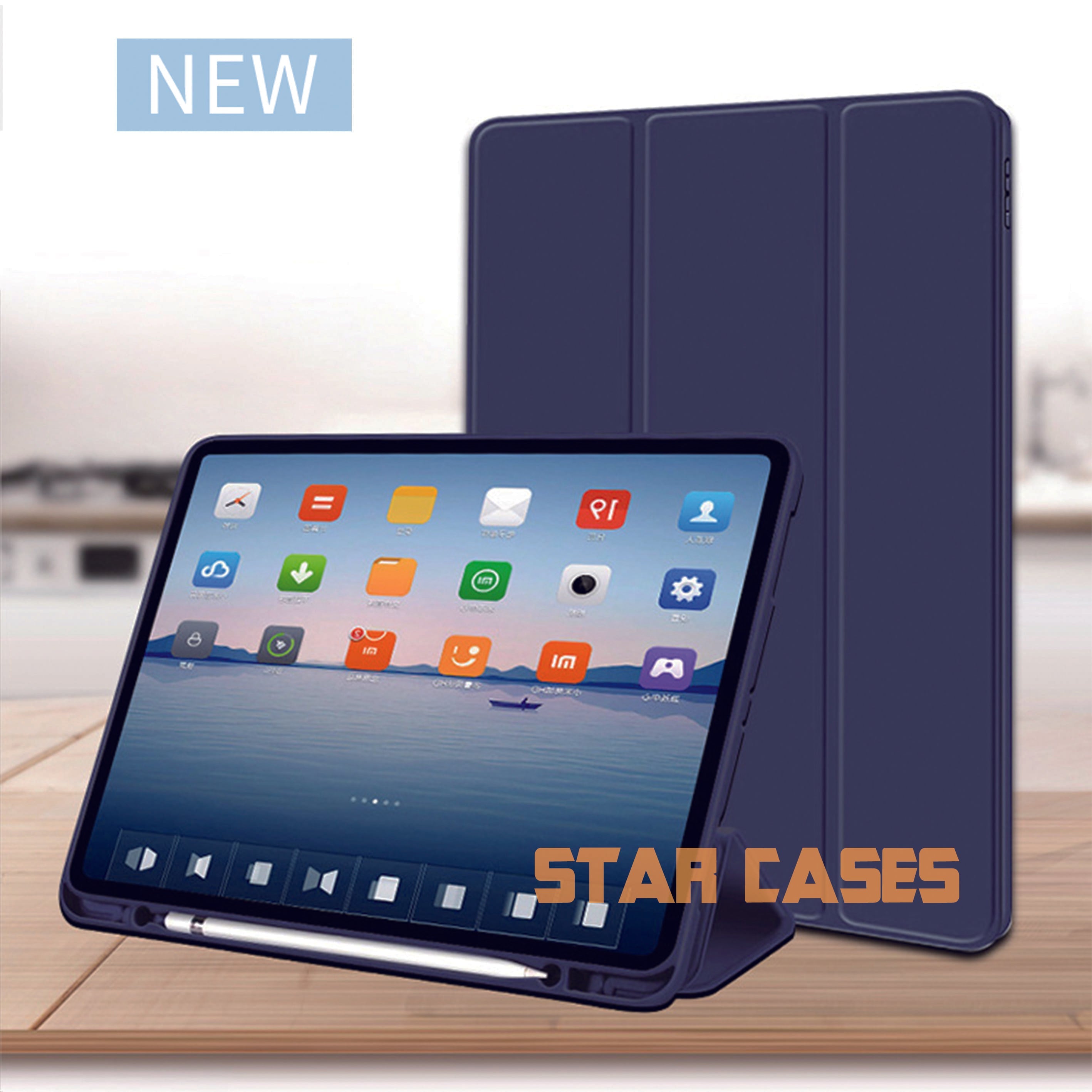 iPad 7/8/9 10.2 inch Silicone Pen Holder Case