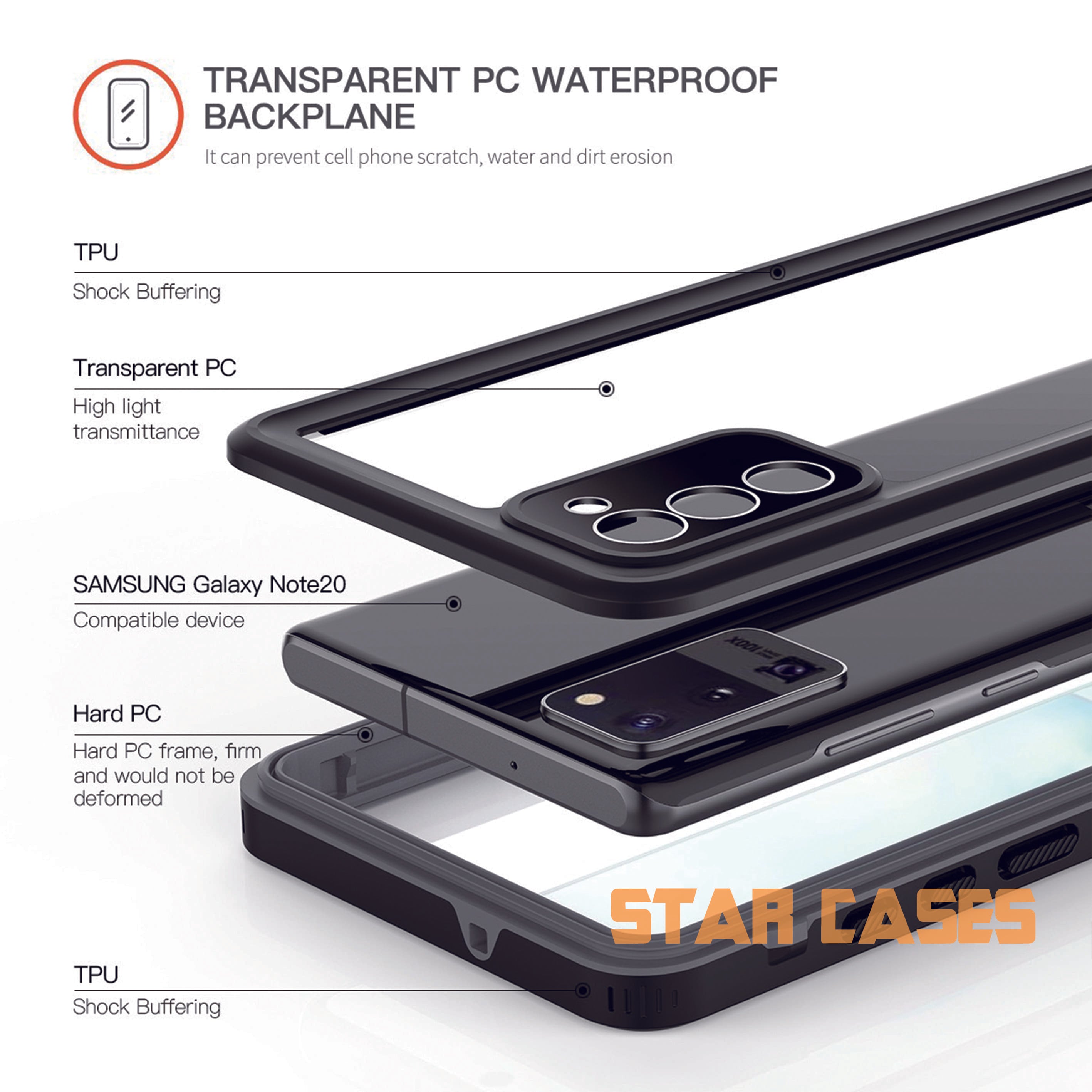 Samsung S20 Plus Waterproof Shockproof Case