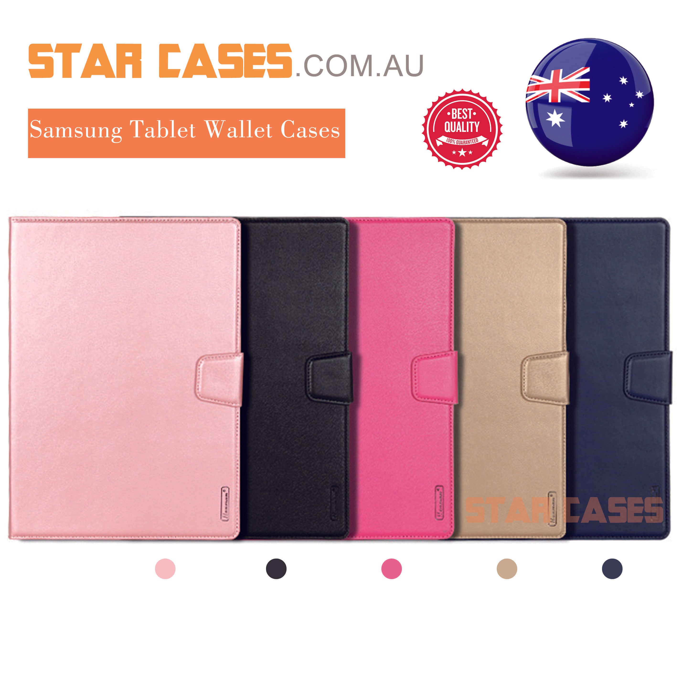 Samsung Tab T380/T385 Tablet Hanman Flip Wallet Case