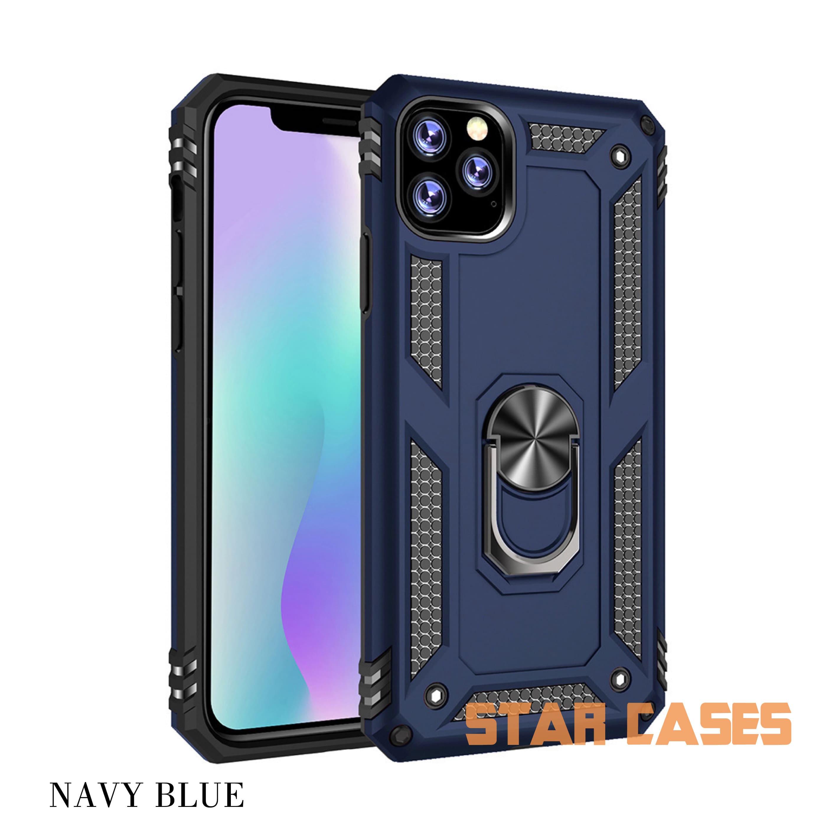 iPhone X/Xs Military Ring Holder Magnetic Case