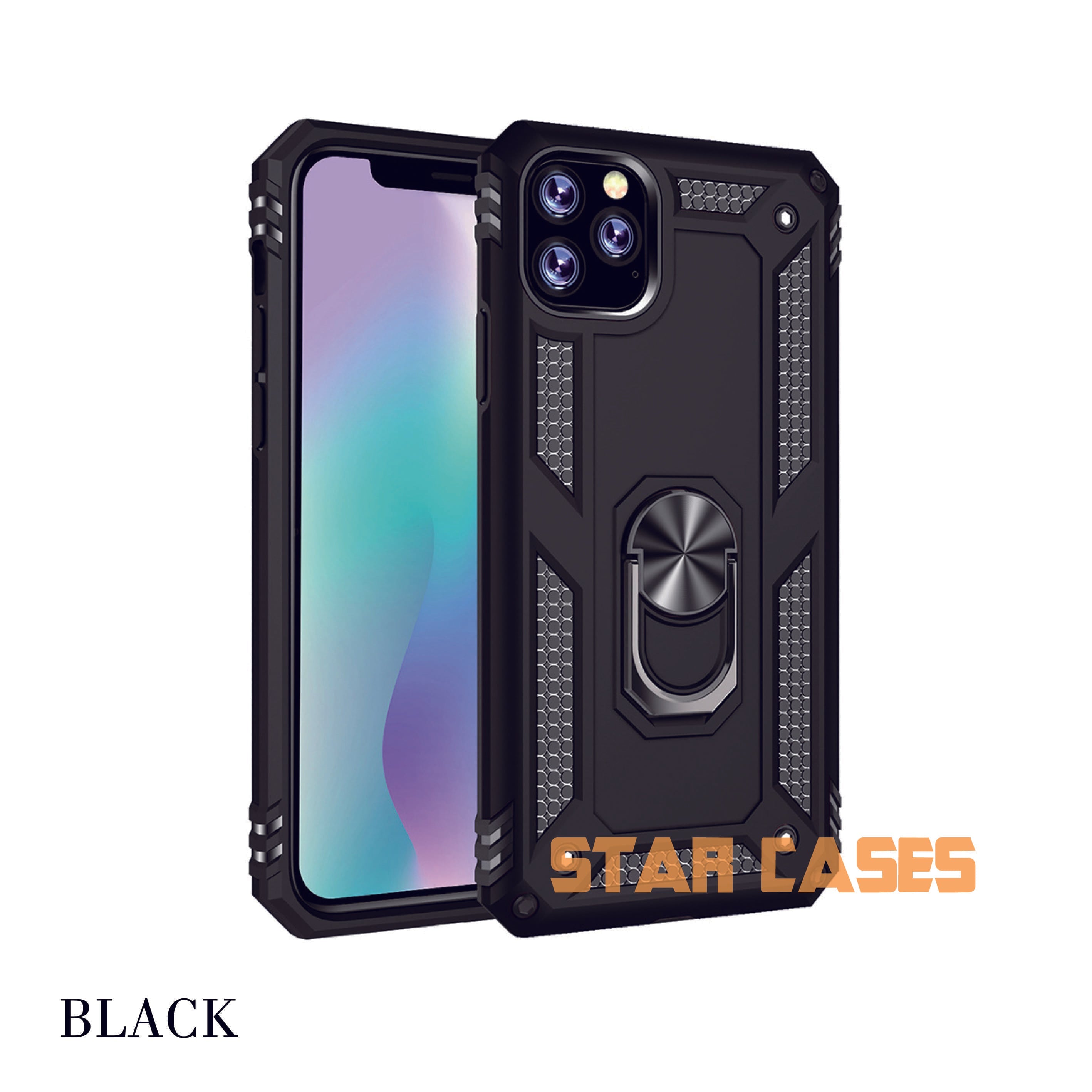 iPhone XsMax Military Ring Holder Magnetic Case
