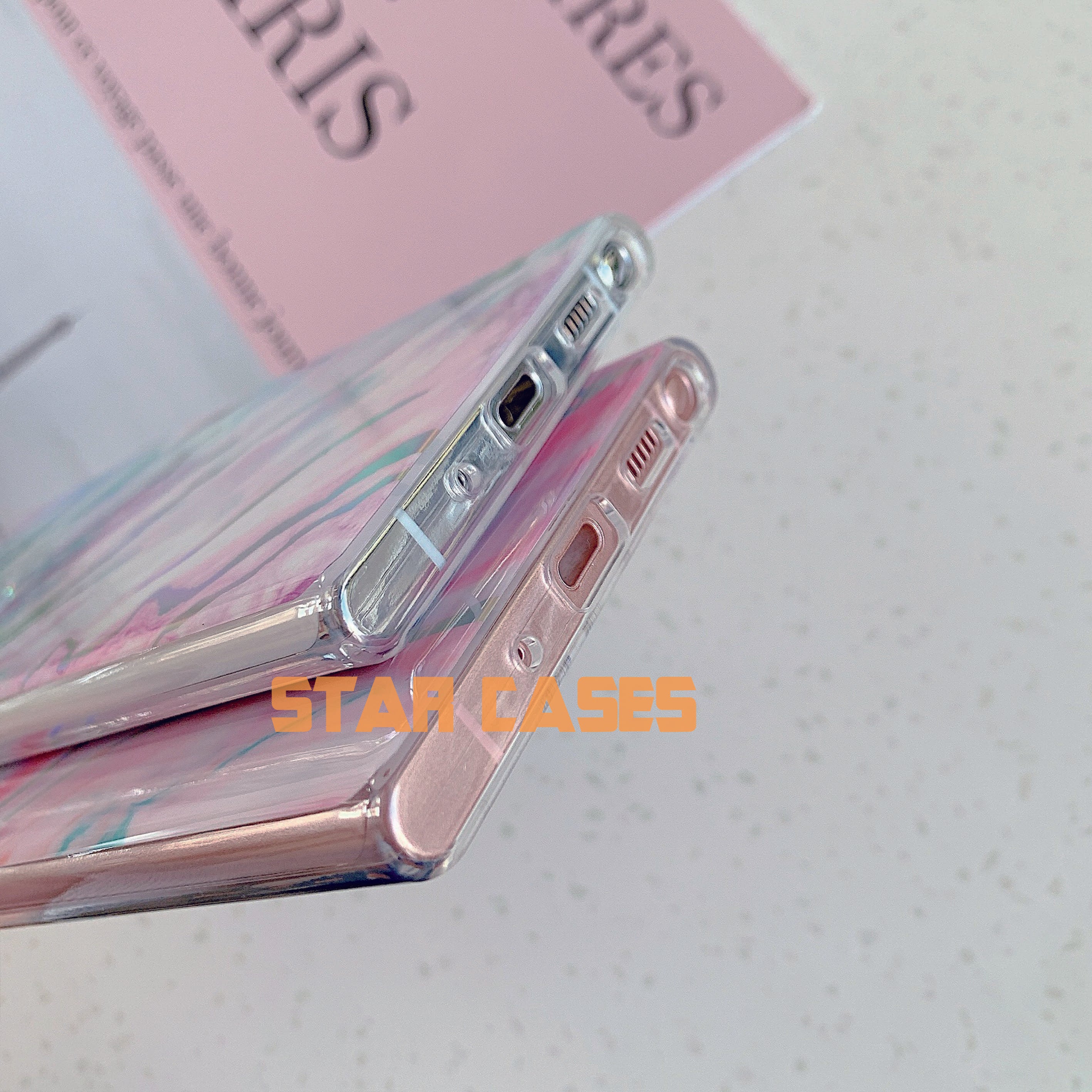 Samsung S21 Ultra Laser Marble Soft Case