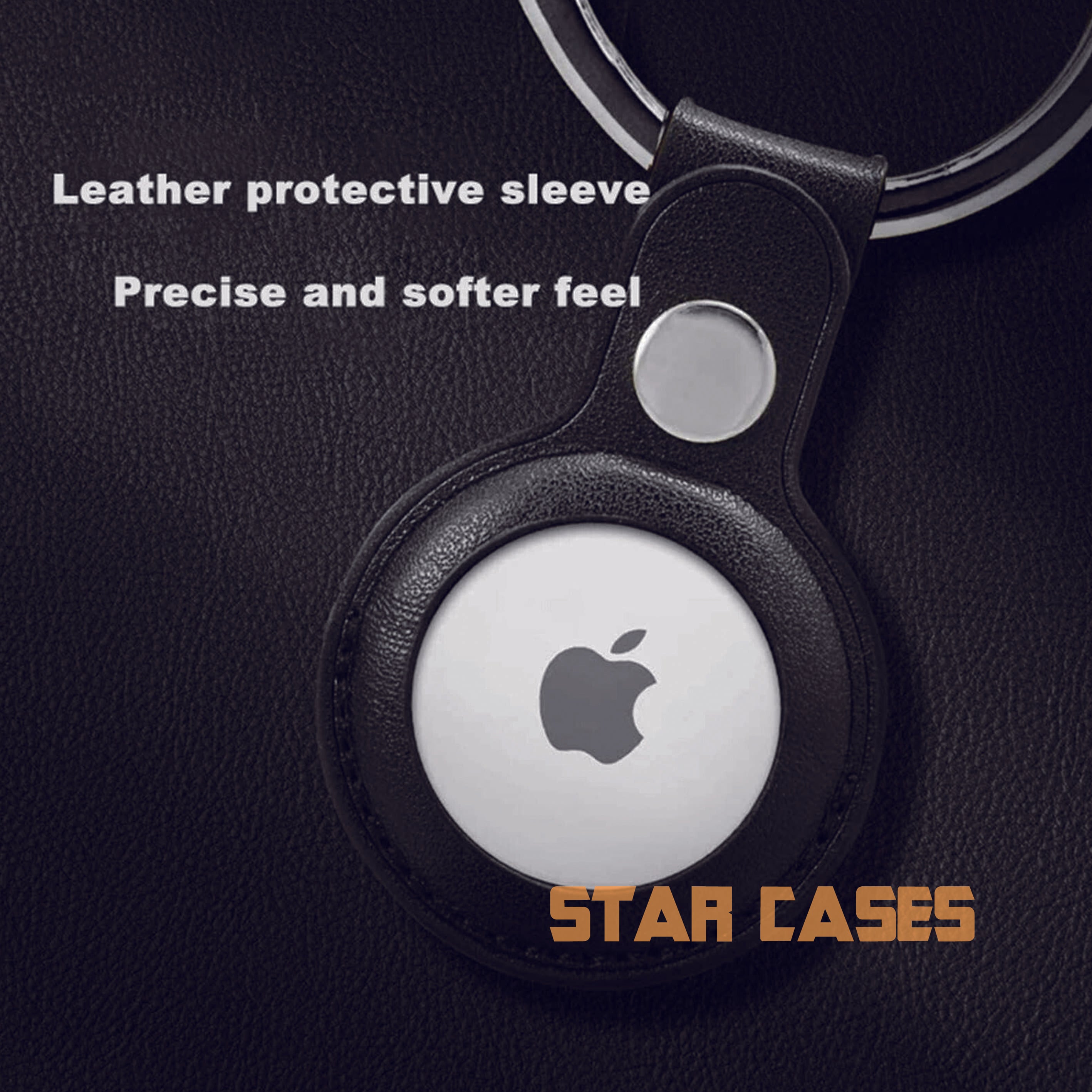 Apple AirTag PU Leather Case