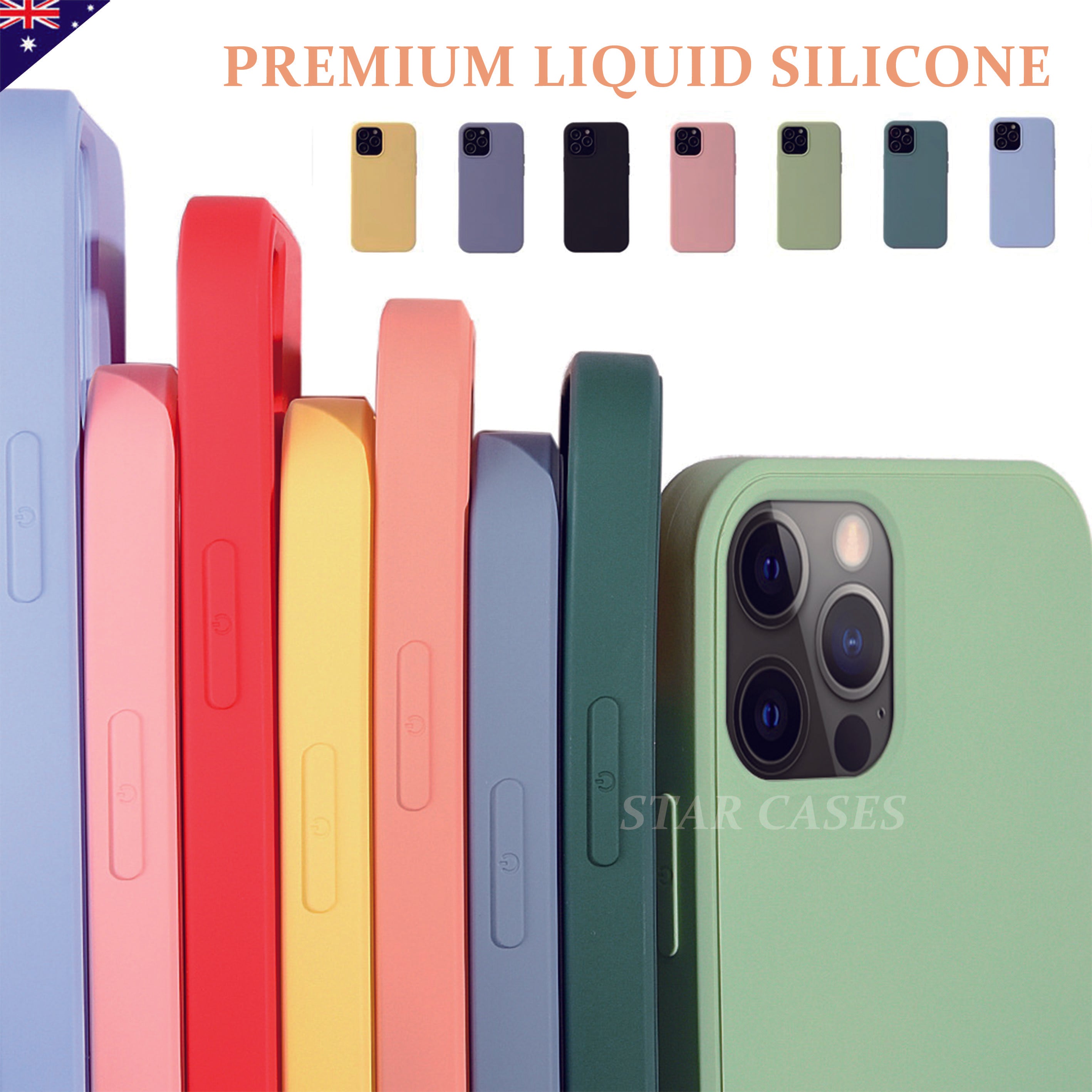 iPhone 12 Promax Thick Liquid Silicone Case