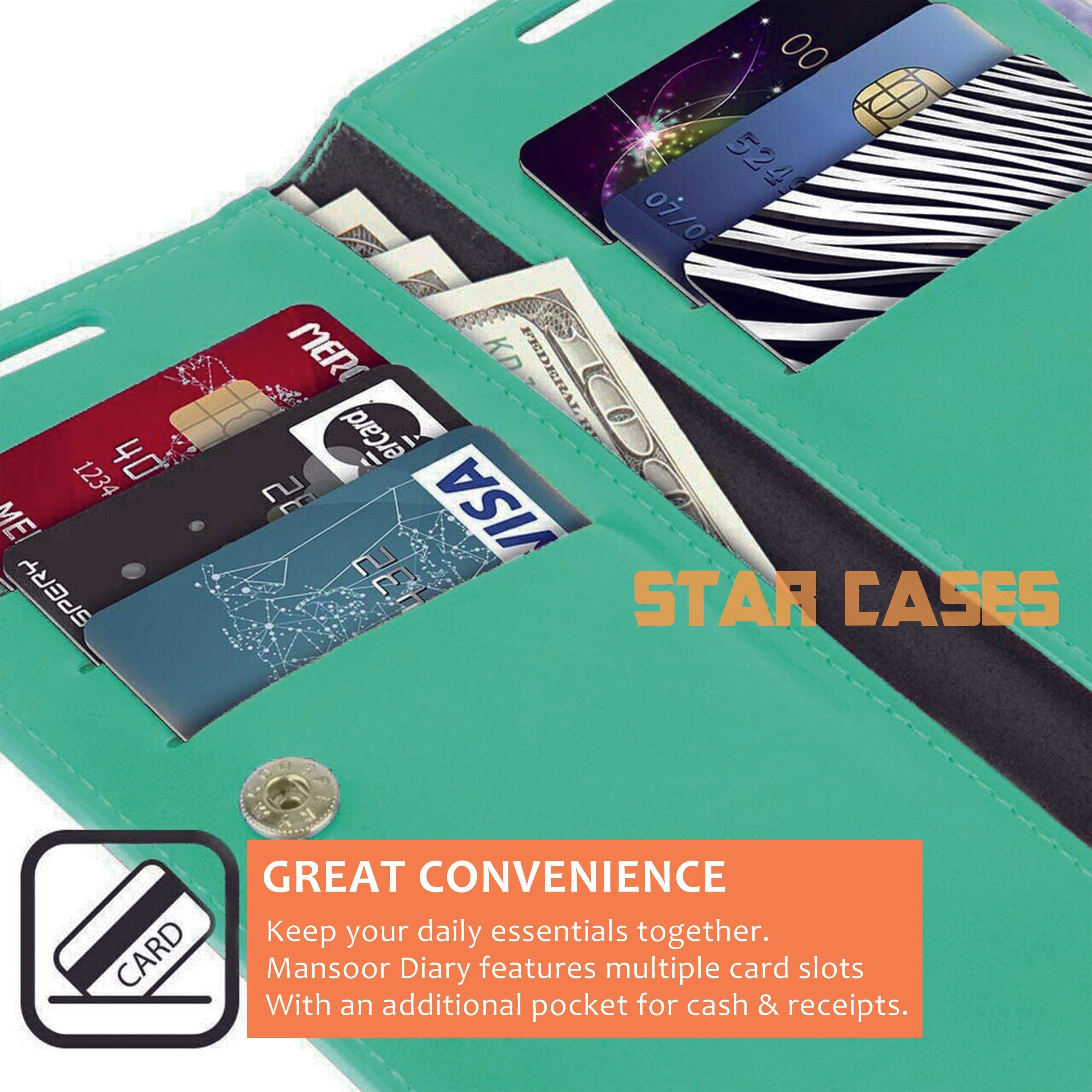 Samsung Note20 Mansoor Flip Wallet Cover