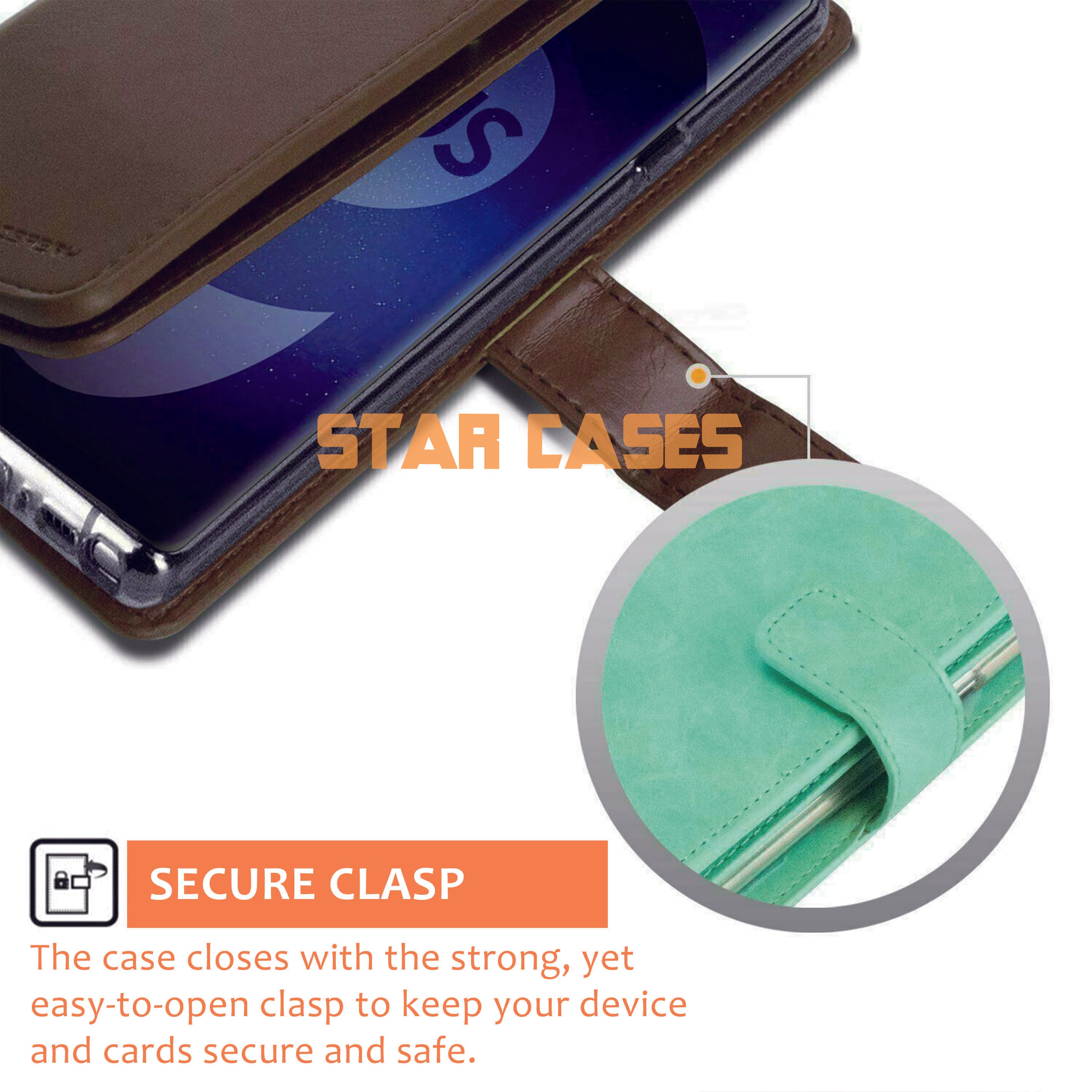 Samsung Note20 Mansoor Flip Wallet Cover