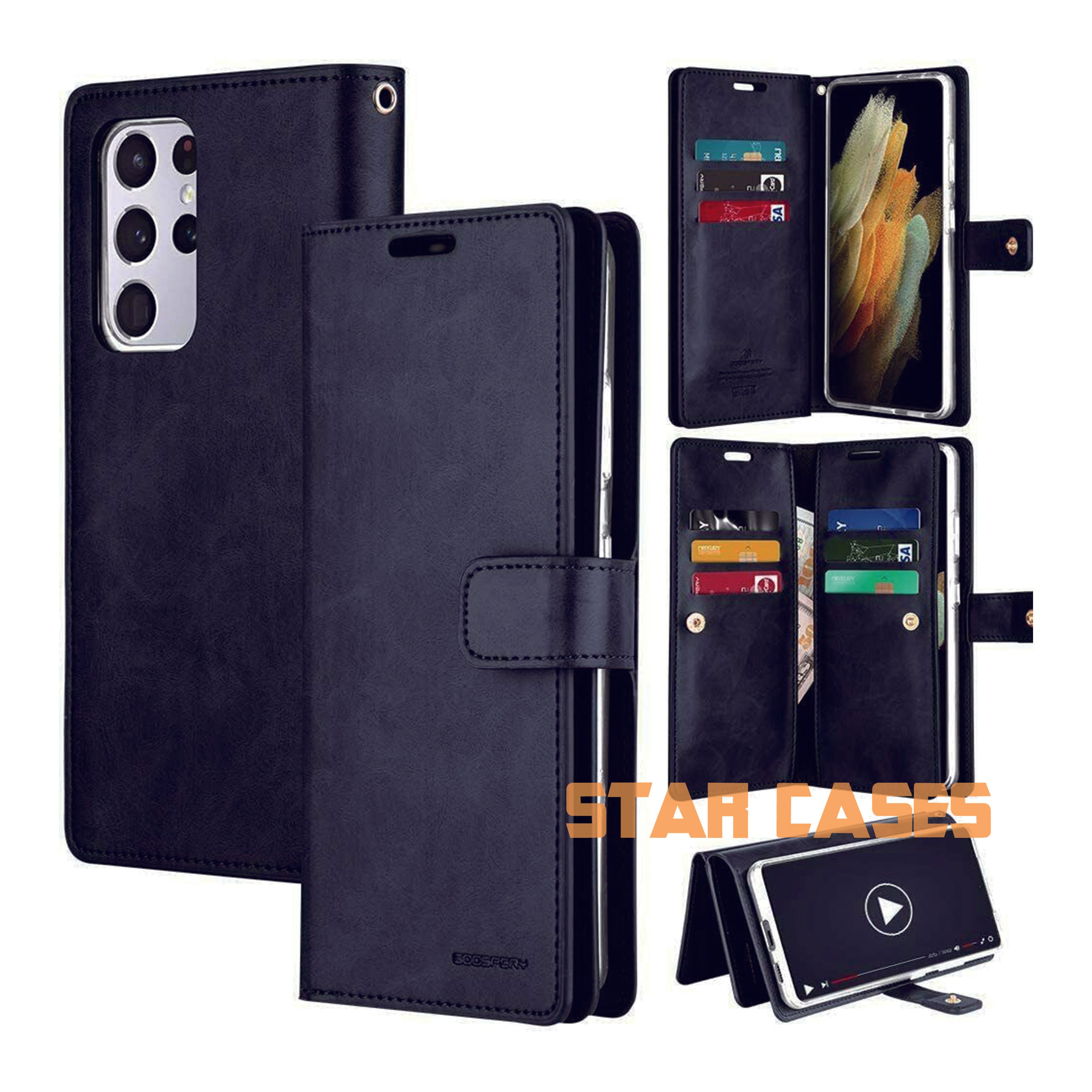 Samsung S21 Plus Mansoor Flip Wallet Cover