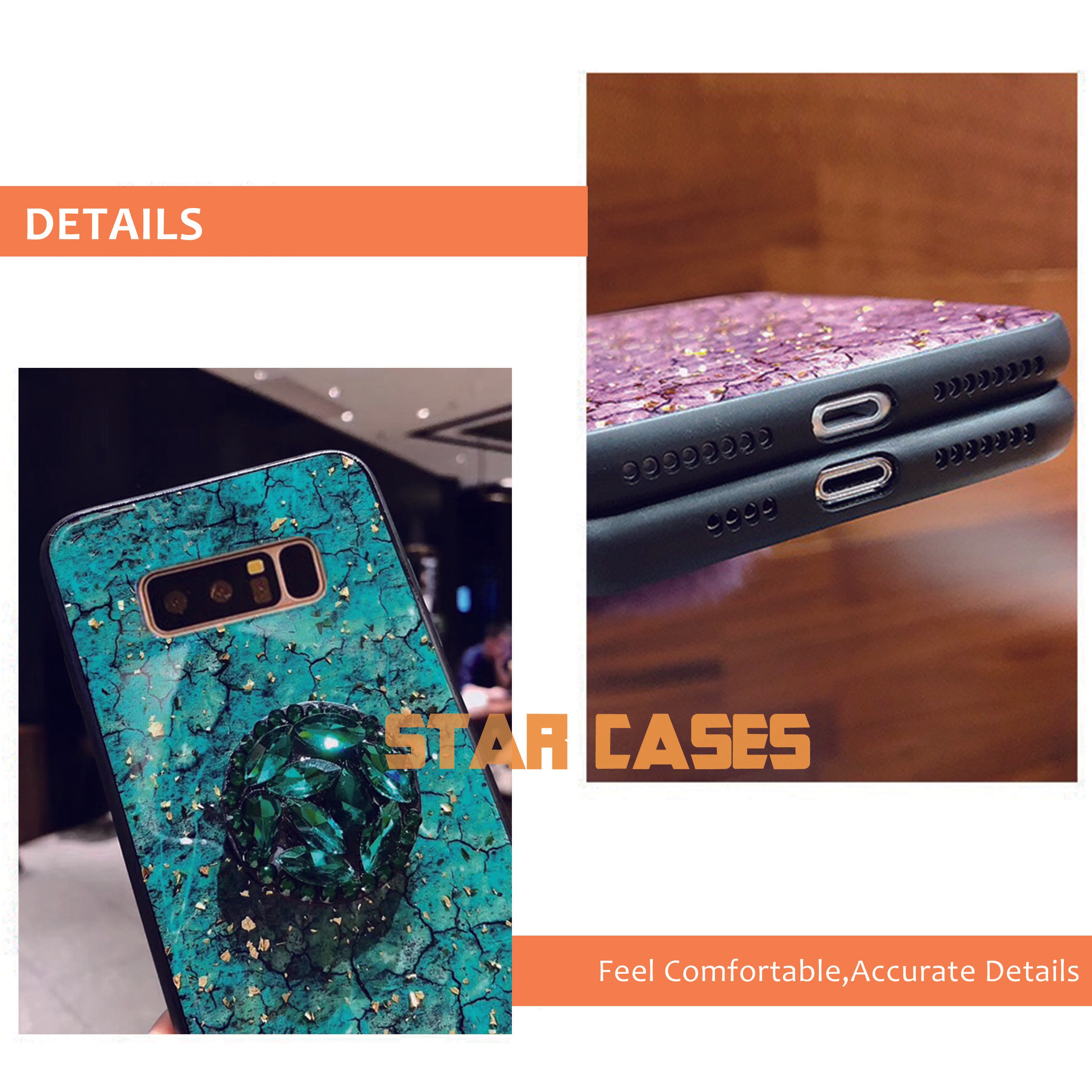 Samsung S10e Marble Diamond Case