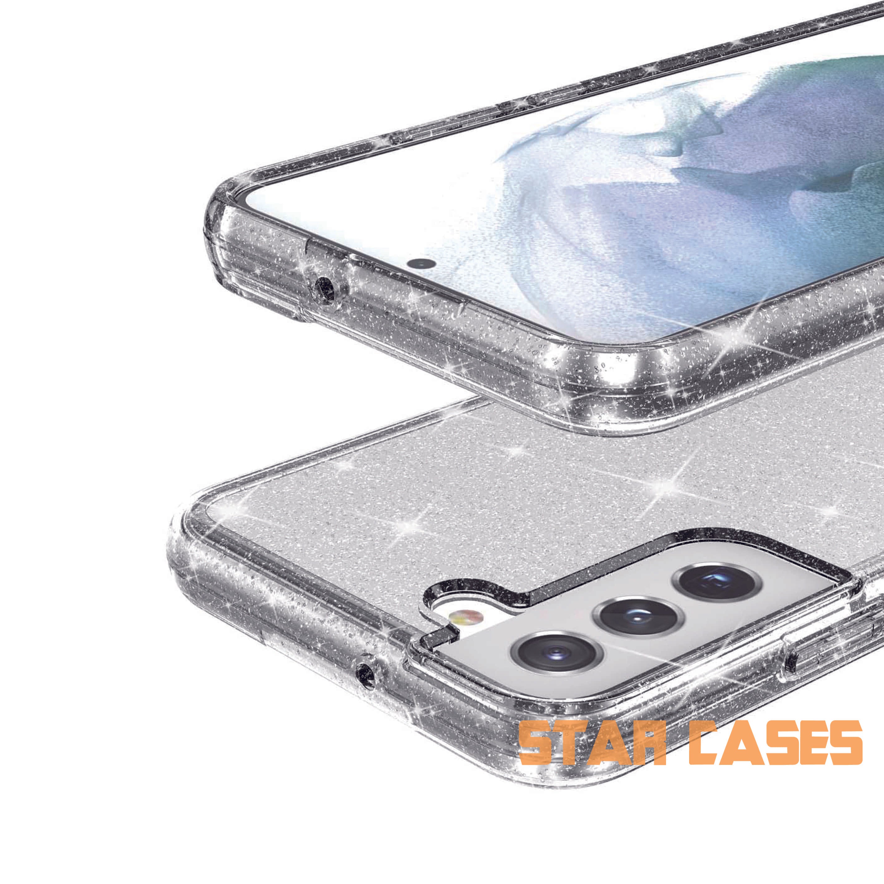 Samsung S21 Terminator Sparkling Hard Clear Case