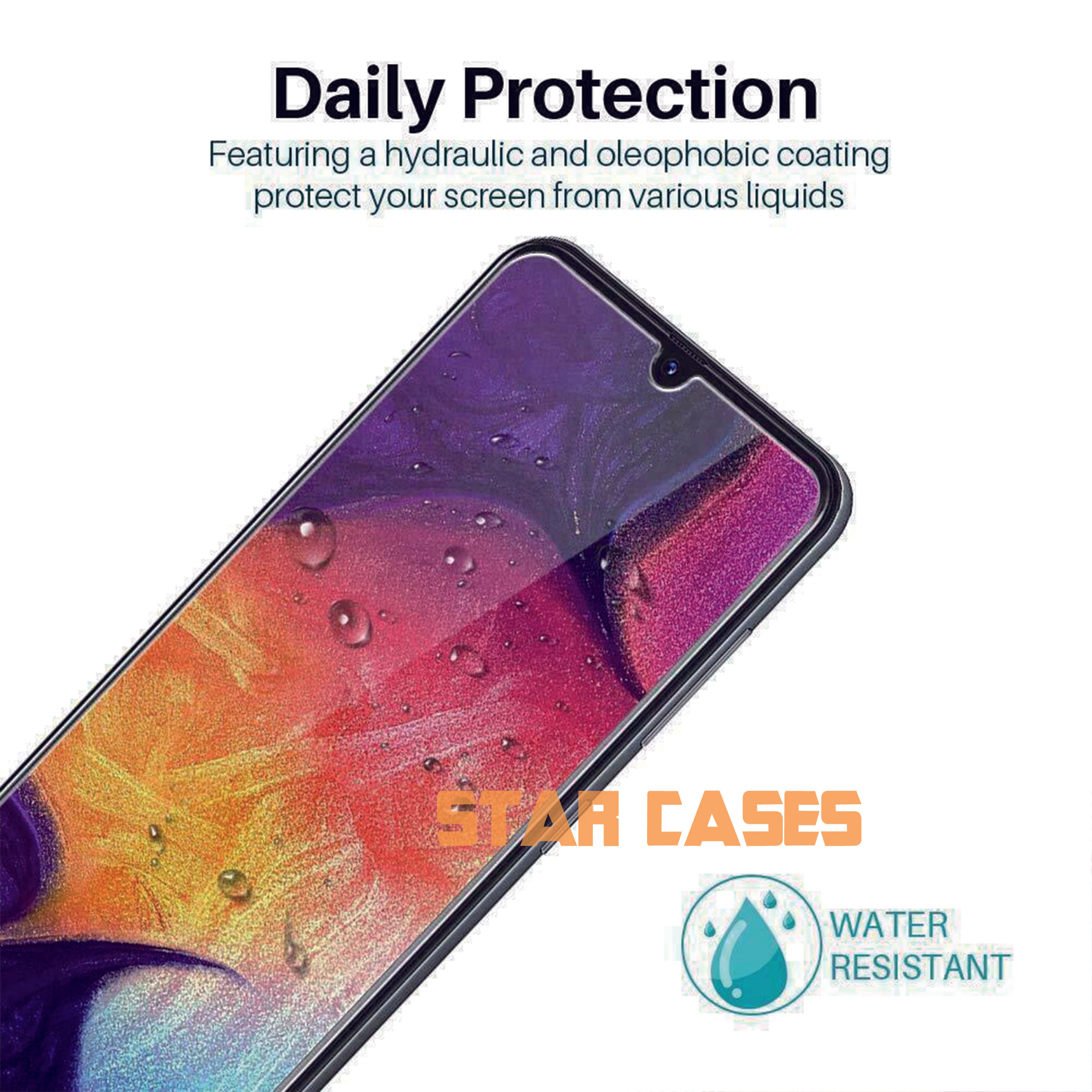 Samsung A Series Front Tempered Glass Screen Protector