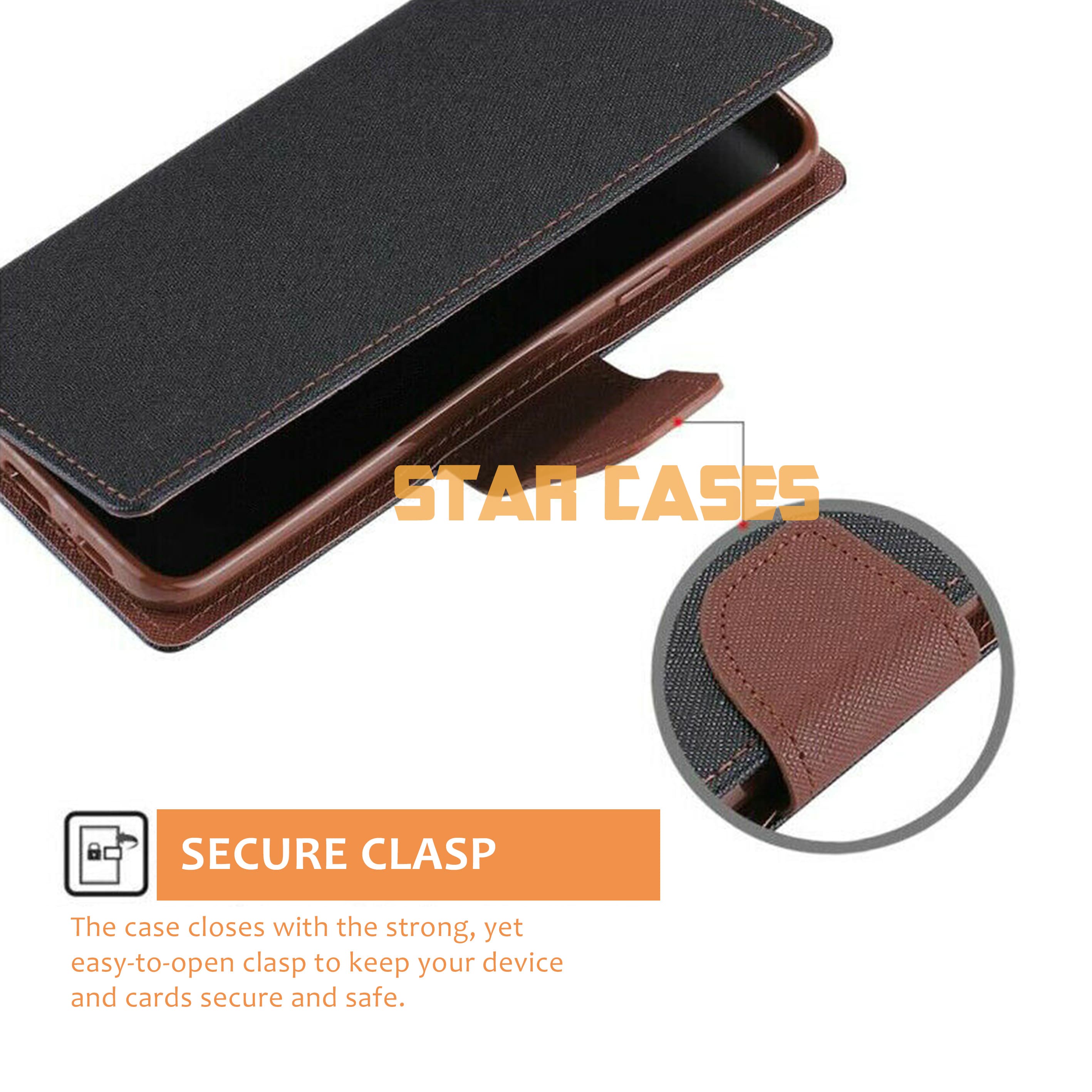 Samsung Leather Flip Wallet Cover