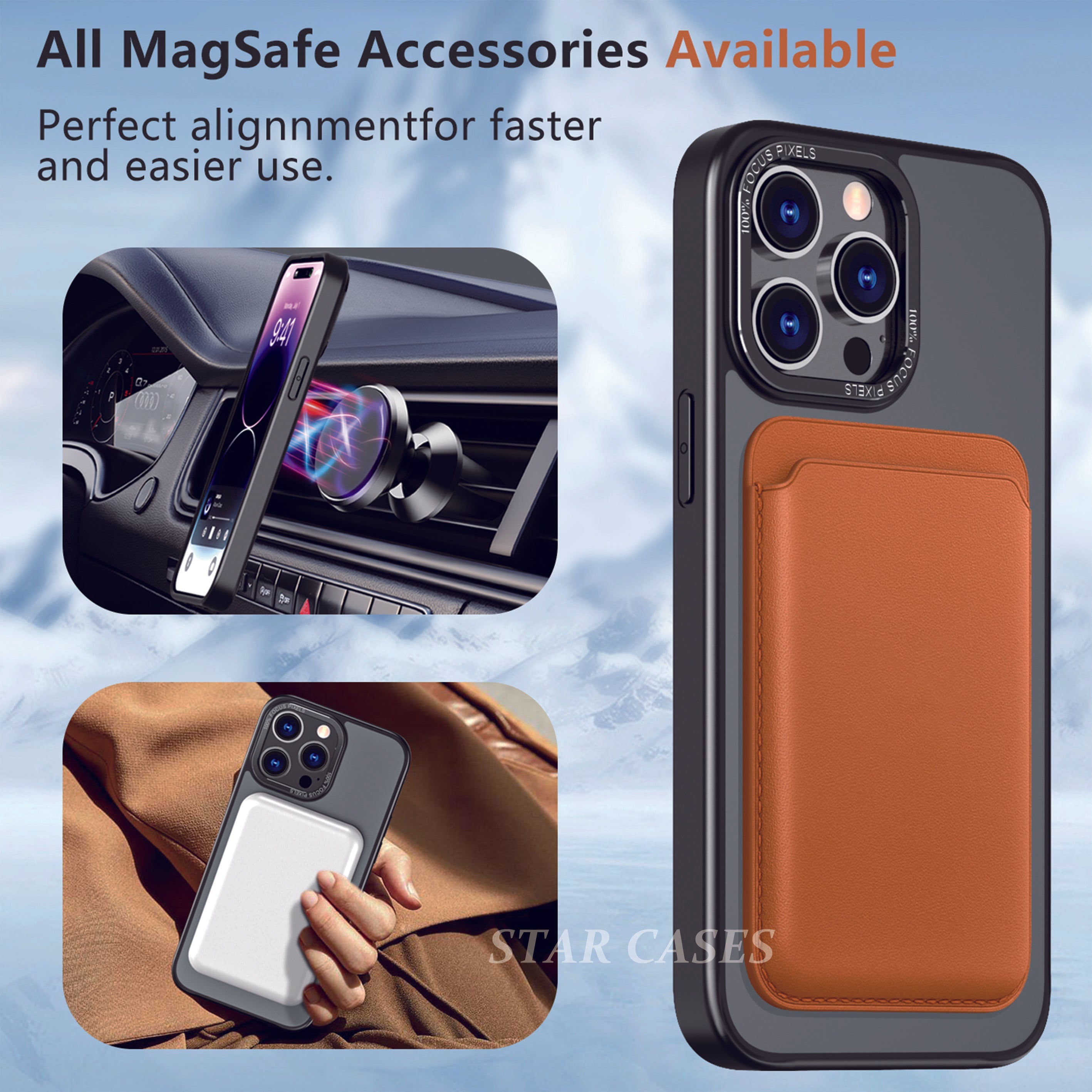 iPhone 13 Pro Max 360 Rotating Strong Magsafe Case