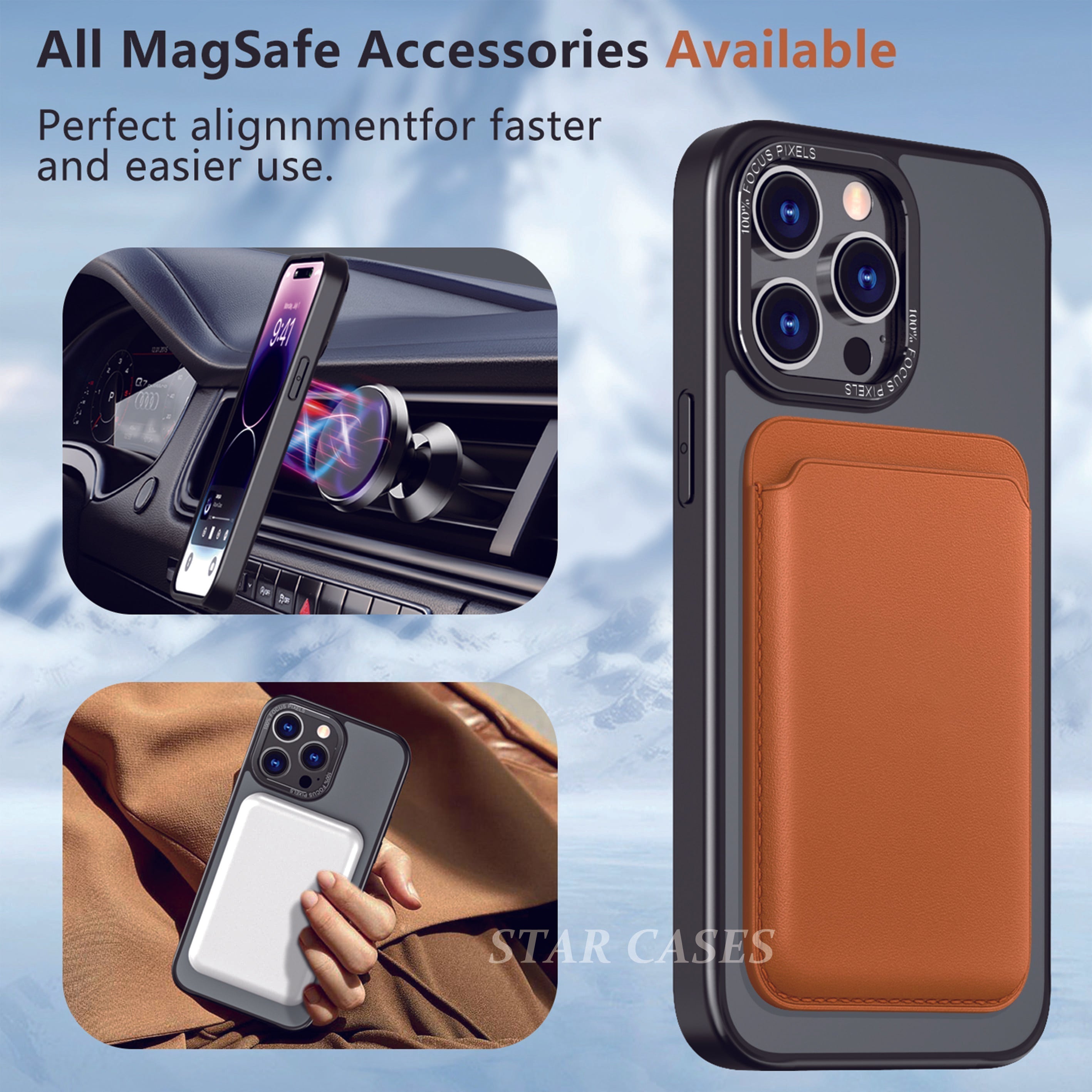 iPhone 14 Pro 360 Rotating Strong Magsafe Case