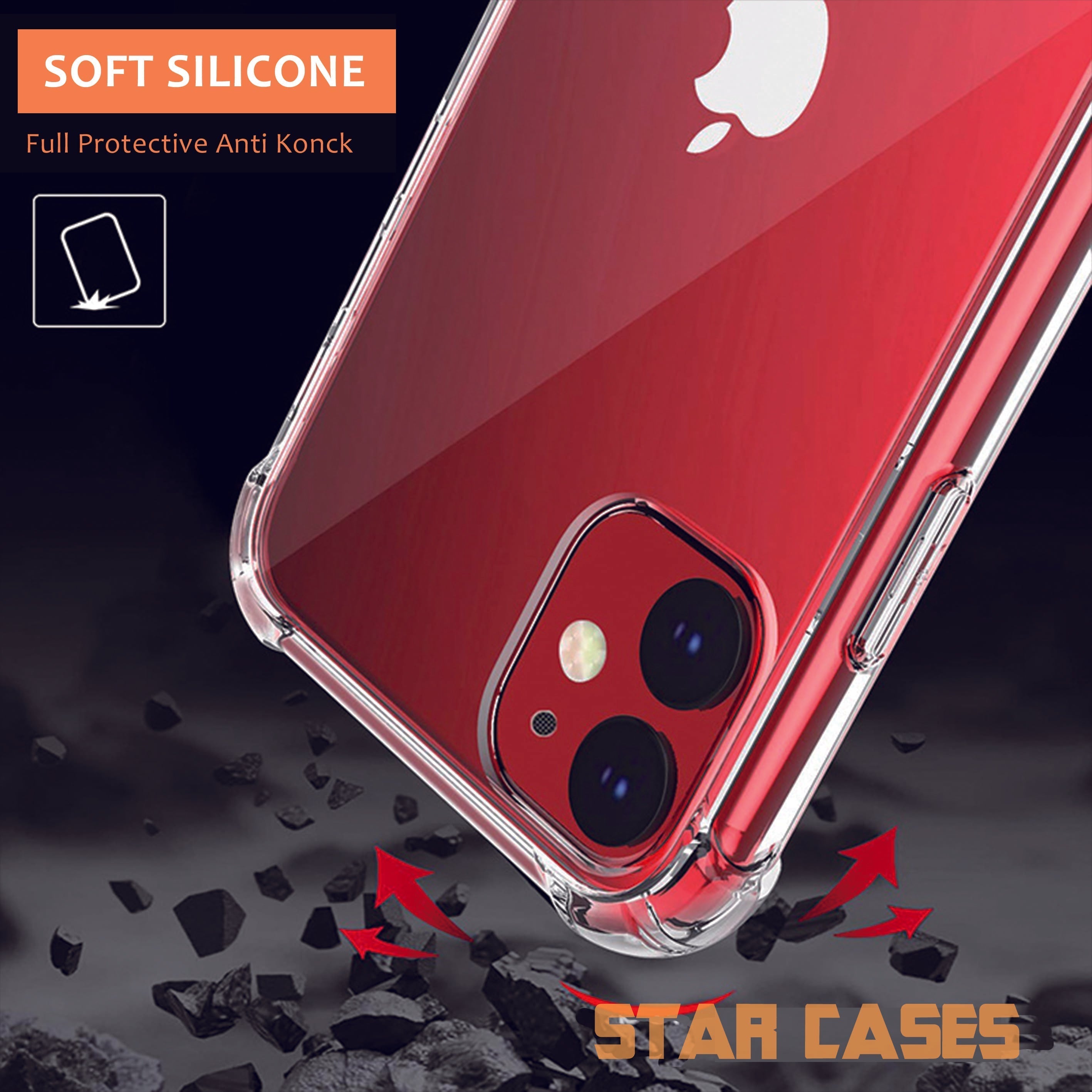 iPhone X/XS Clear Soft Bumper Case