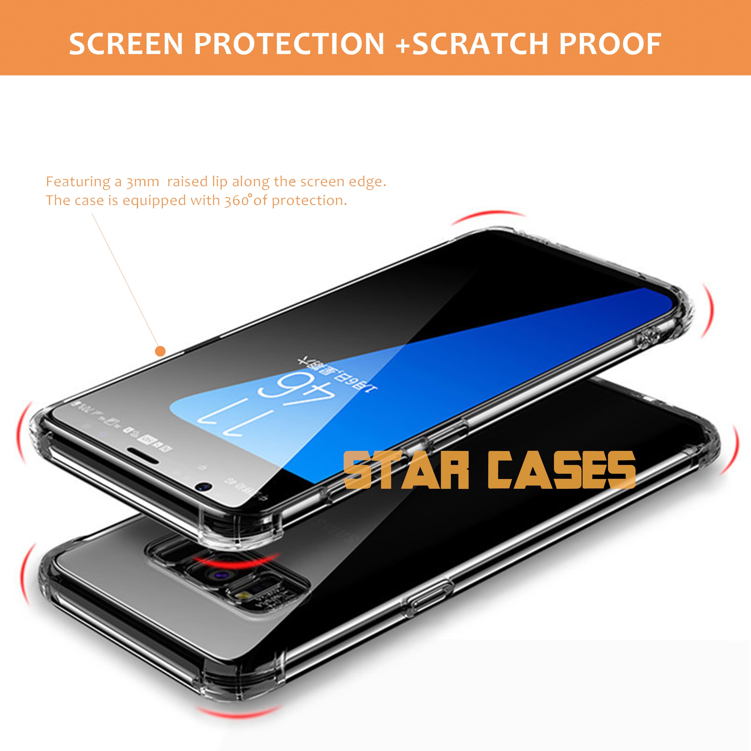 Samsung S9 Clear Soft Bumper Case