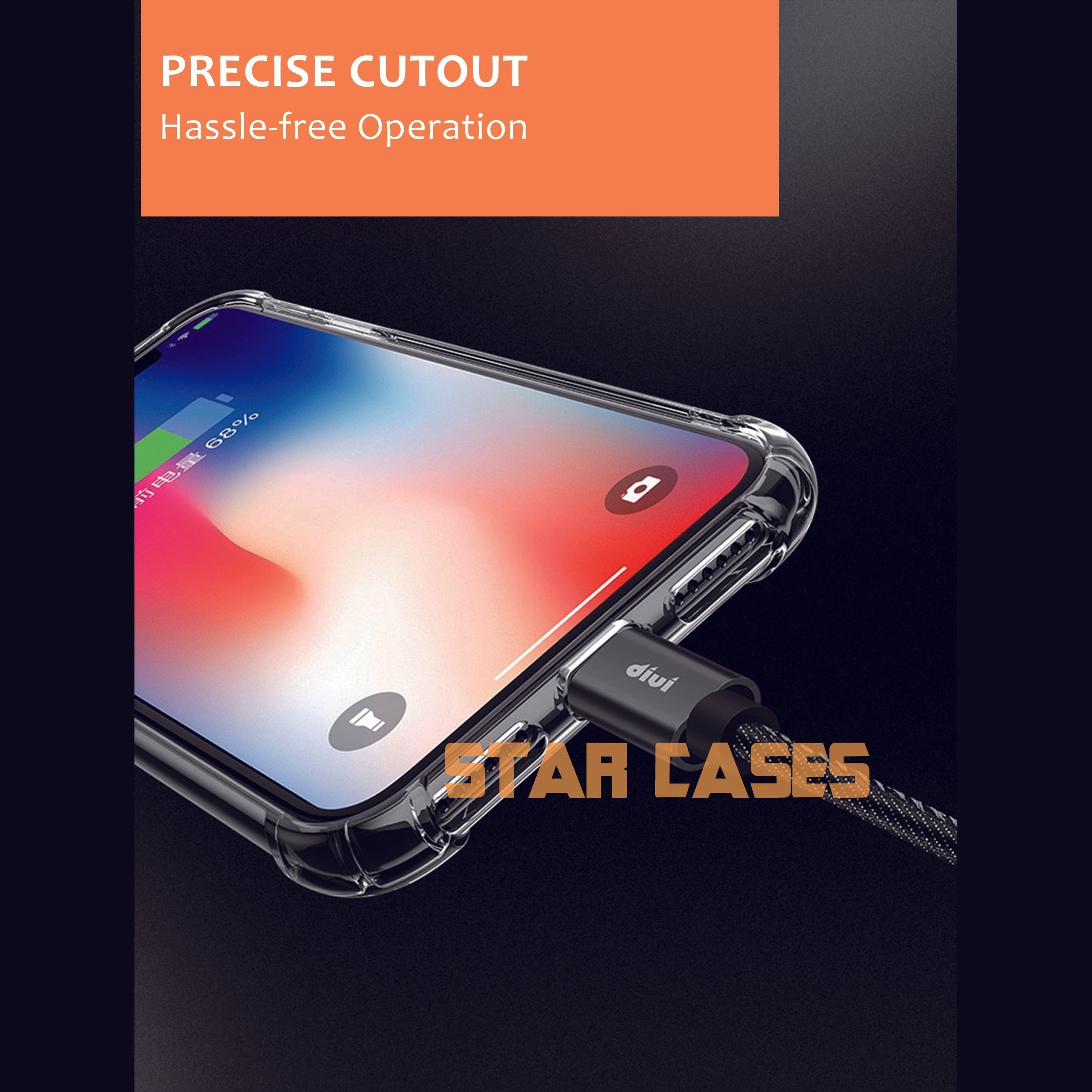 iPhone 15 Pro Max Clear Soft Bumper Case