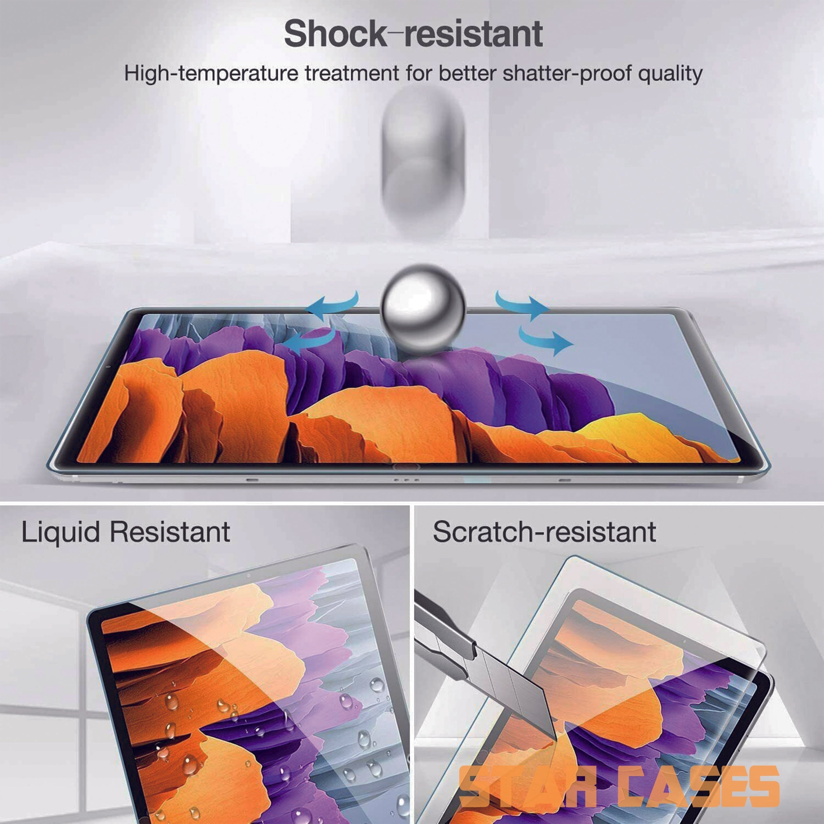 Samsung Tablet Tempered Glass Screen Protector