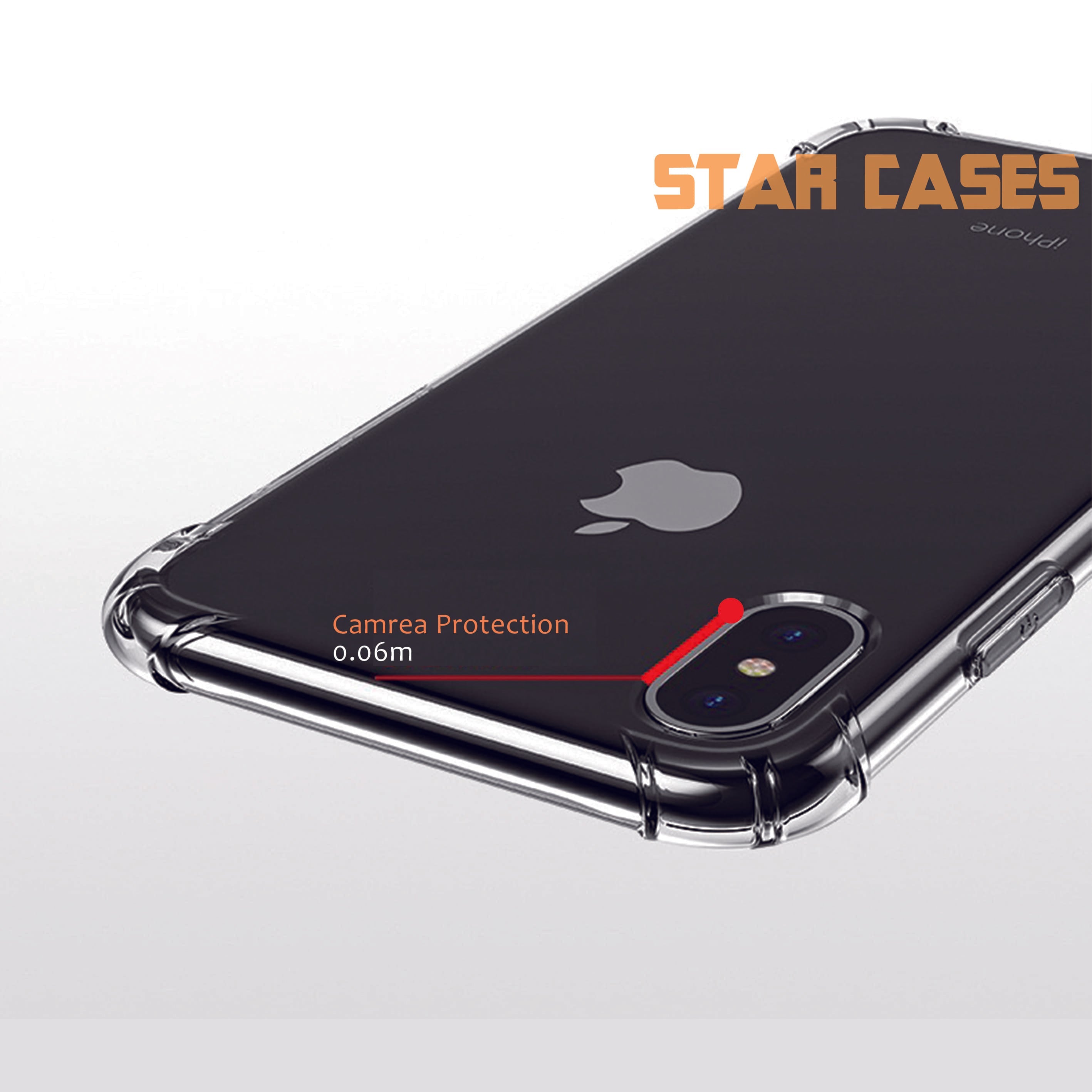 iPhone 15 Pro Max Clear Soft Bumper Case