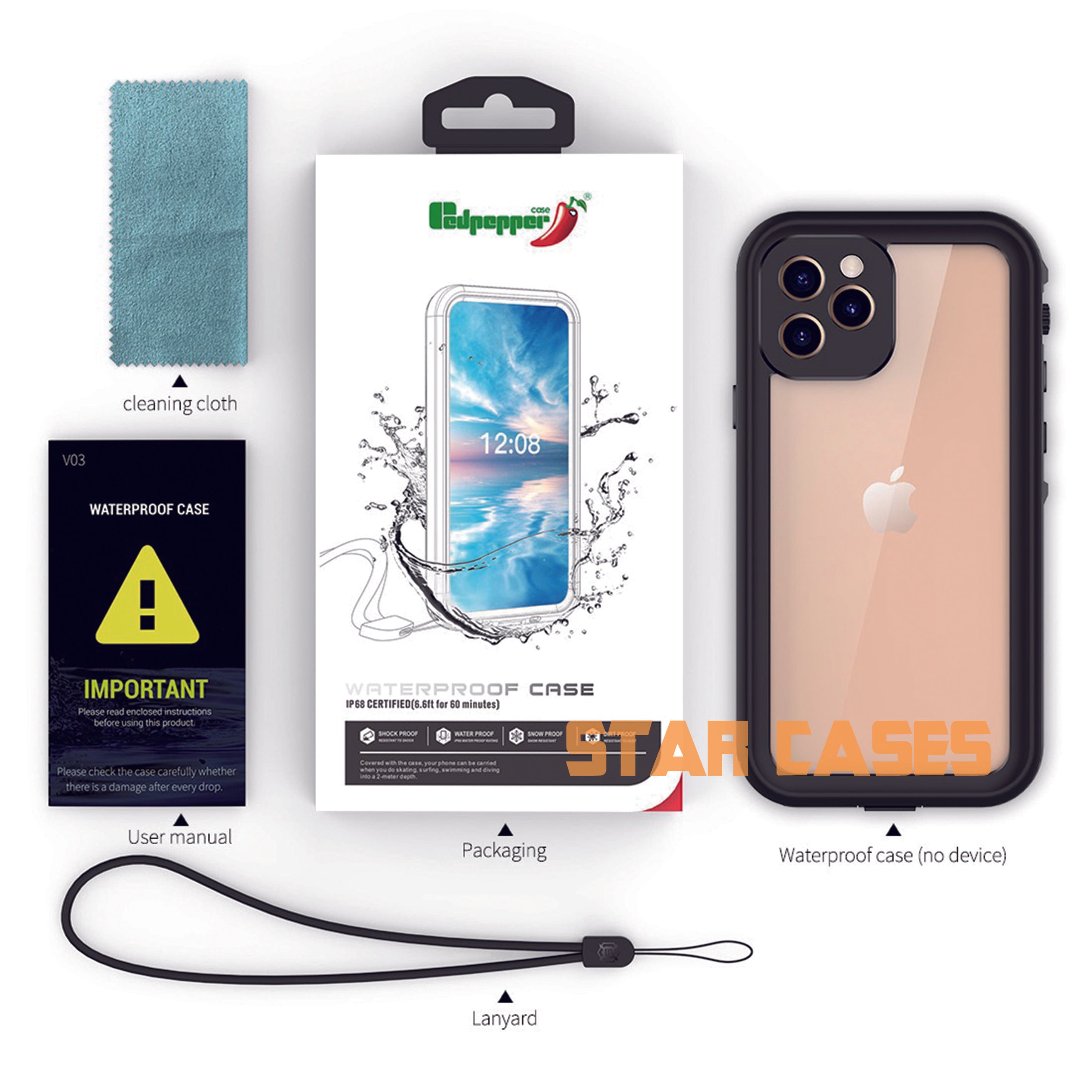 iPhone X&XS Waterproof Shockproof Case