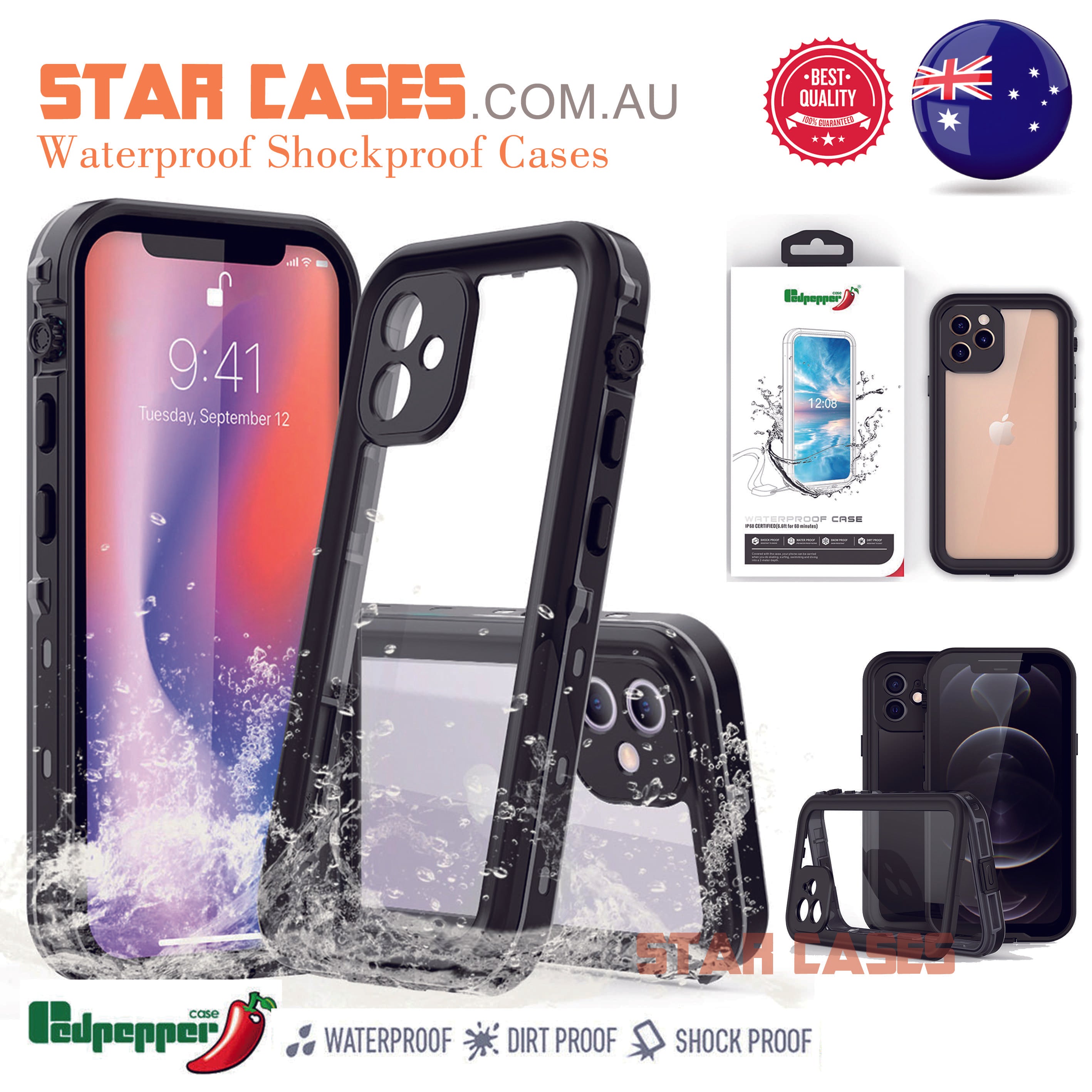 iPhone 13 Waterproof Shockproof Case