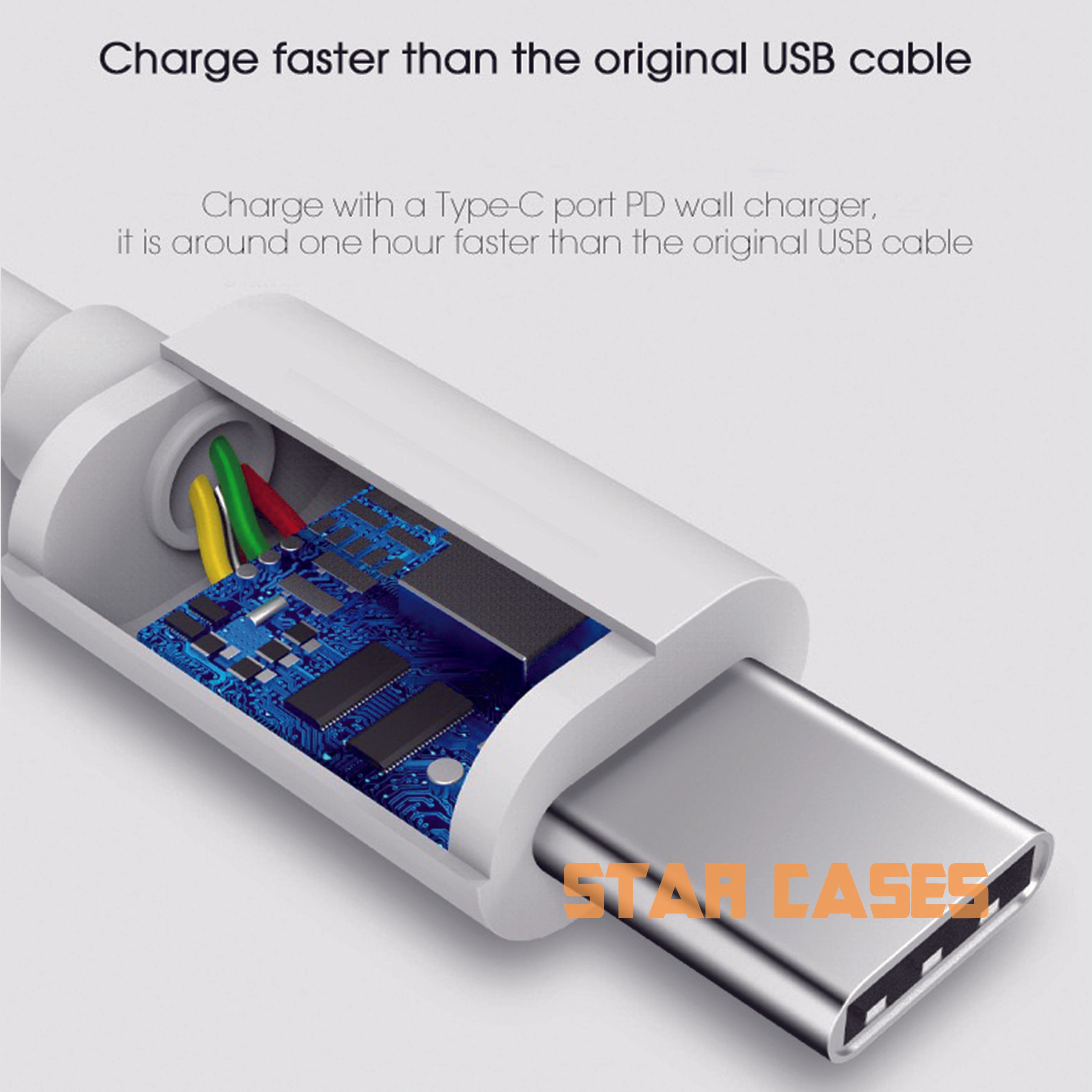 1m Lightening To Type C Cable