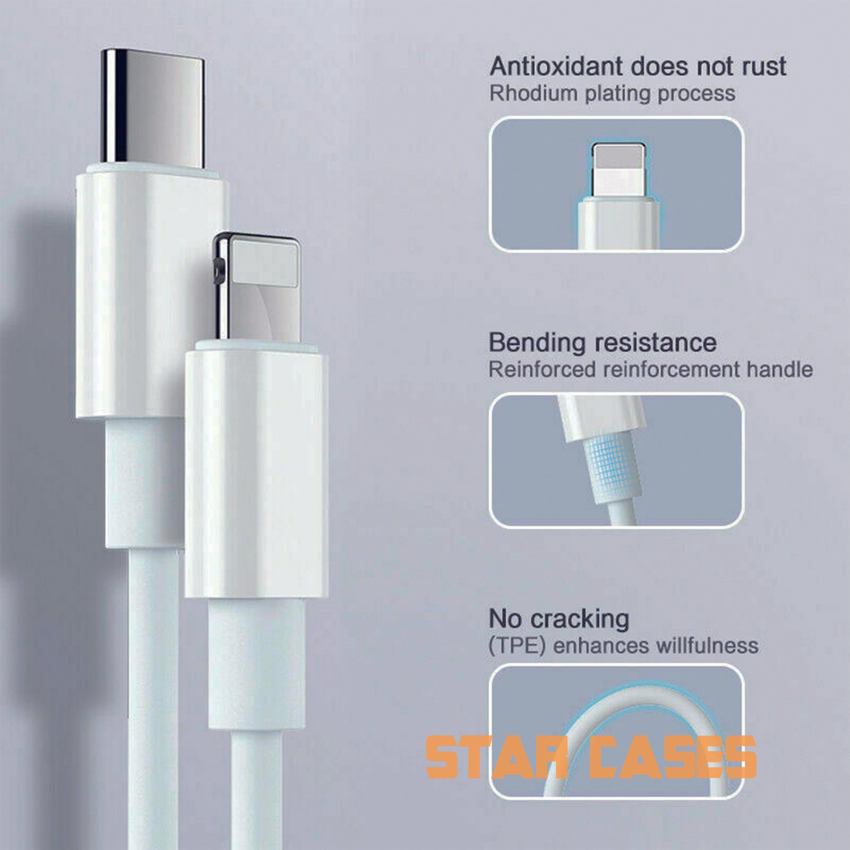 1m Lightening To Type C Cable