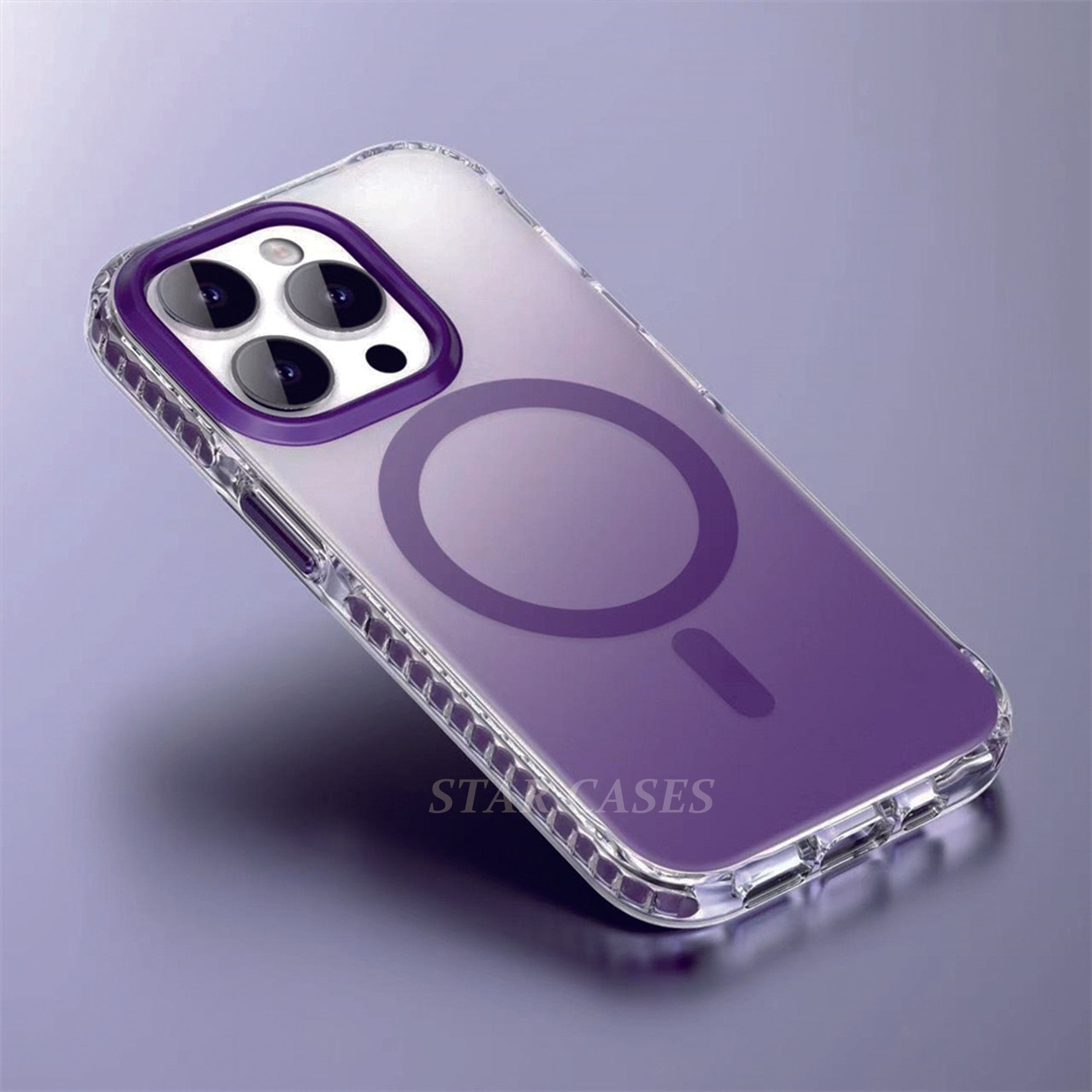 iPhone 13 ProMax Gradient Color Matte Magsafe Case