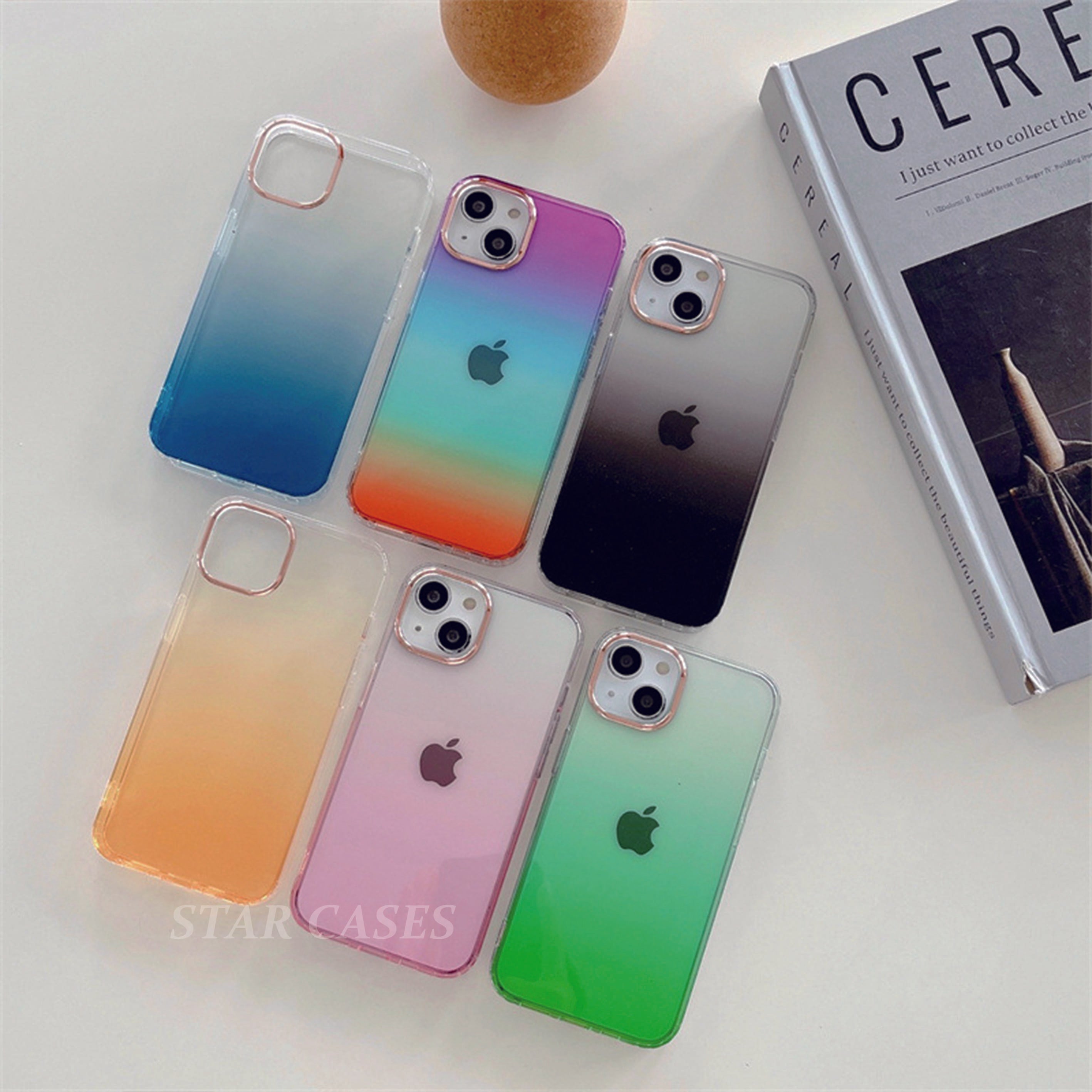 iPhone 14 Pro Max Gradient Color Sparkling  Case