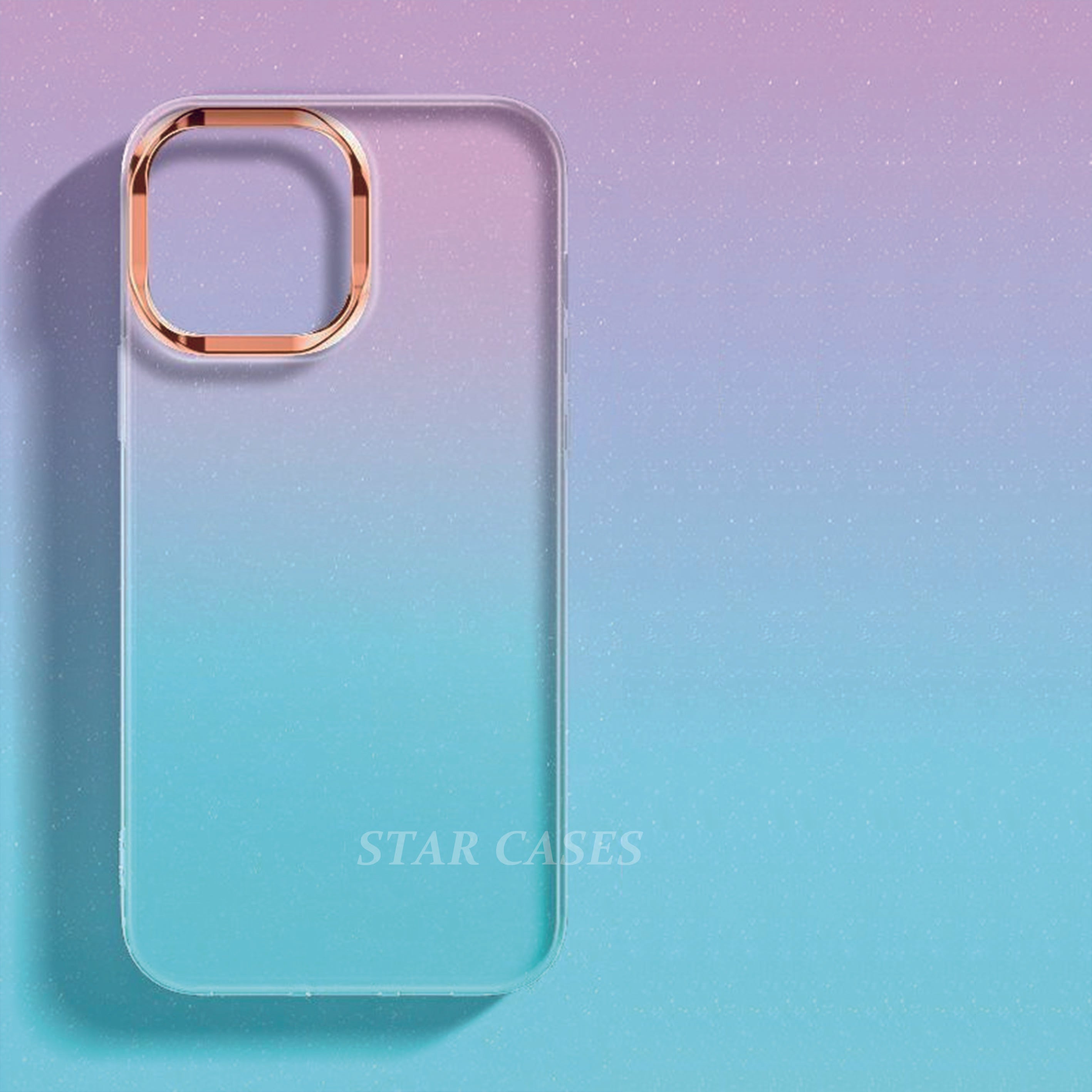 iPhone 15 Plus Gradient Color Sparkling  Case