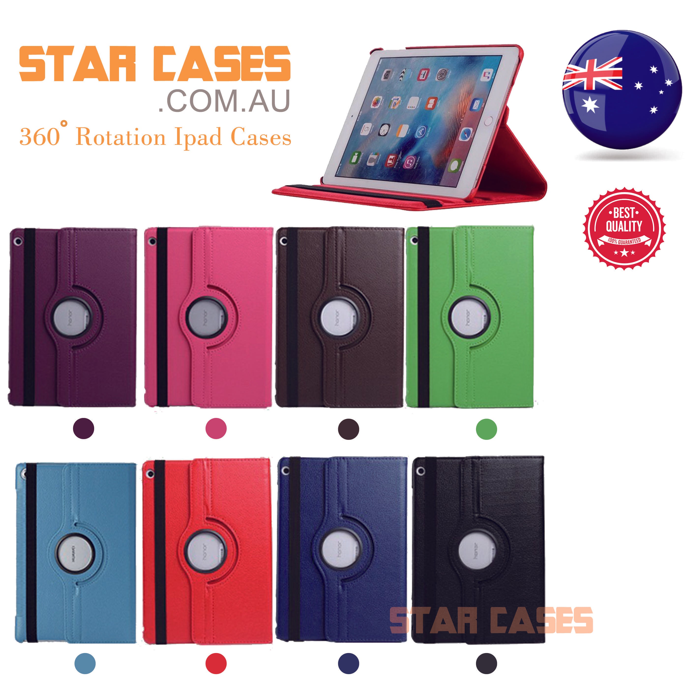 Samsung Tab A8 X200 Tablet 360 Rotation Leather Flip Cover