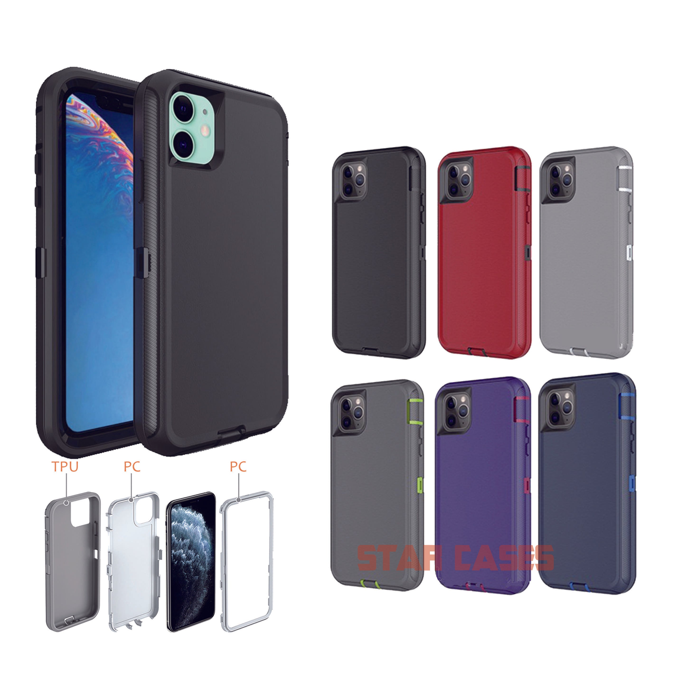 iPhone 11 Pro Max Defender Heavy Duty Case