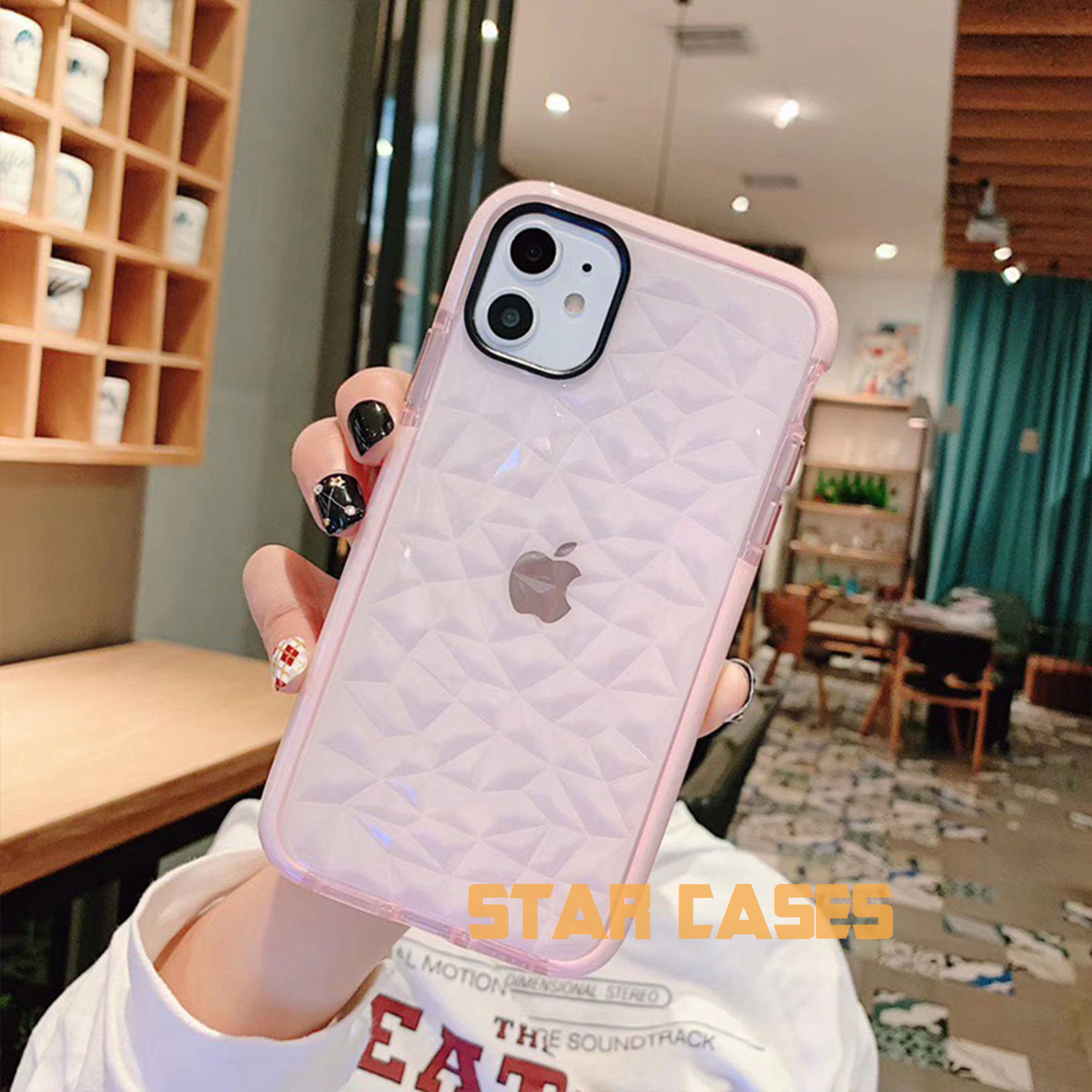 iPhone Xs Max Triangle Diamond Shockproof Case