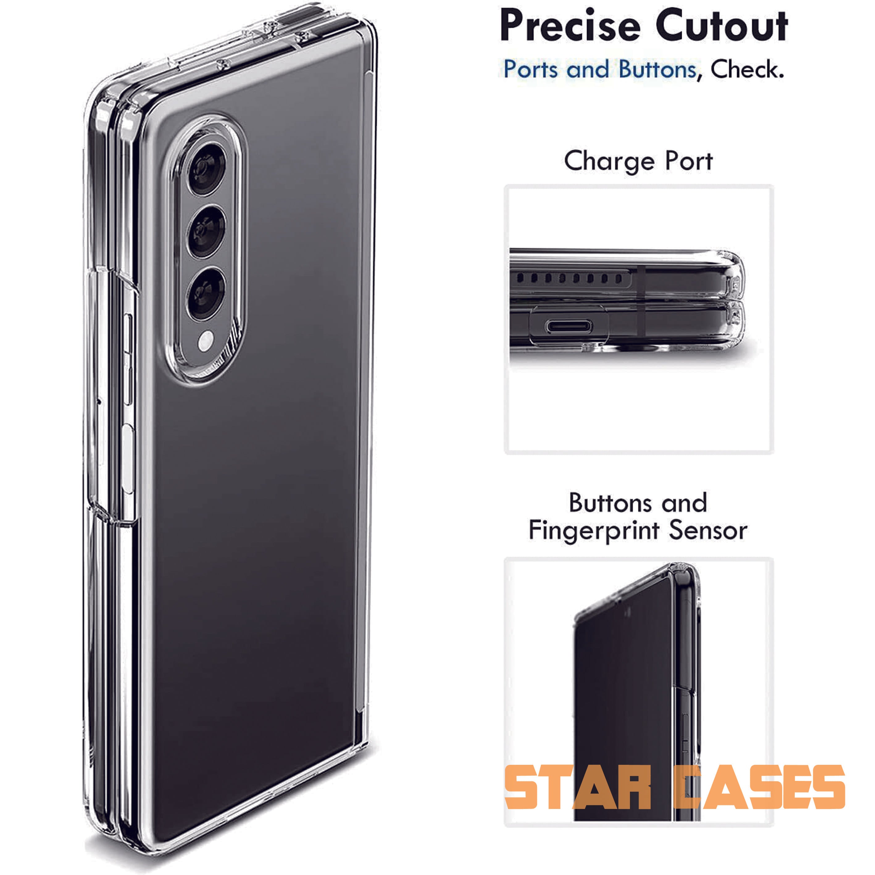 Samsung Galaxy Z Fold 3 PC Clear Case