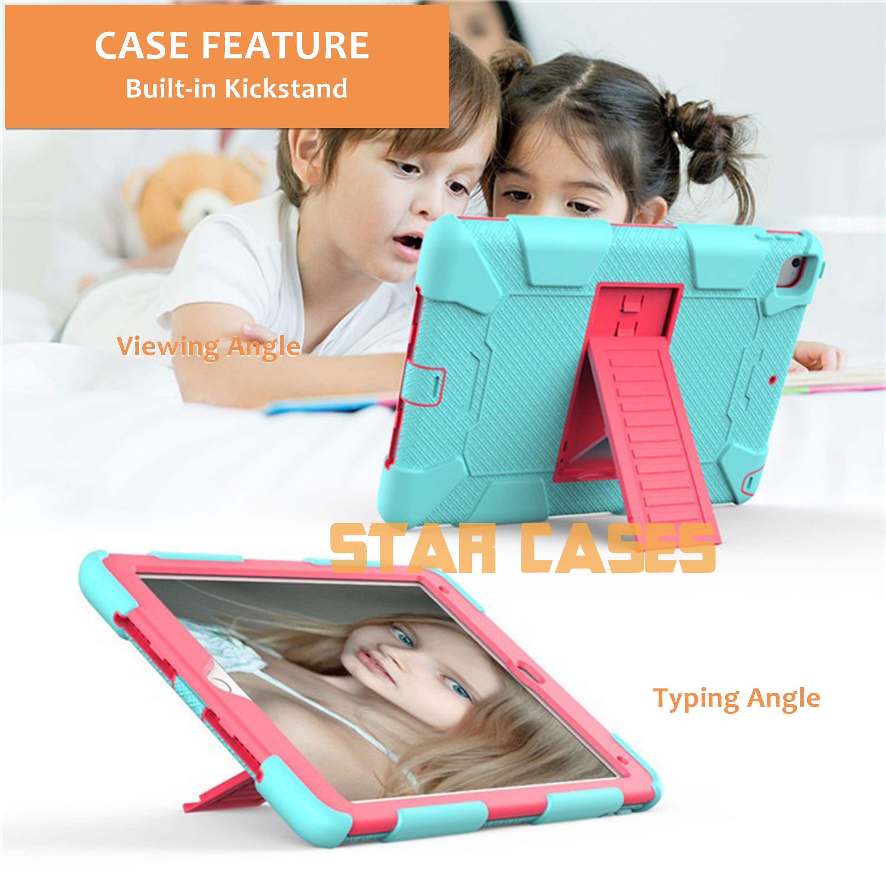 iPad Mini 4&5 Kids Heavy Duty Stand Case
