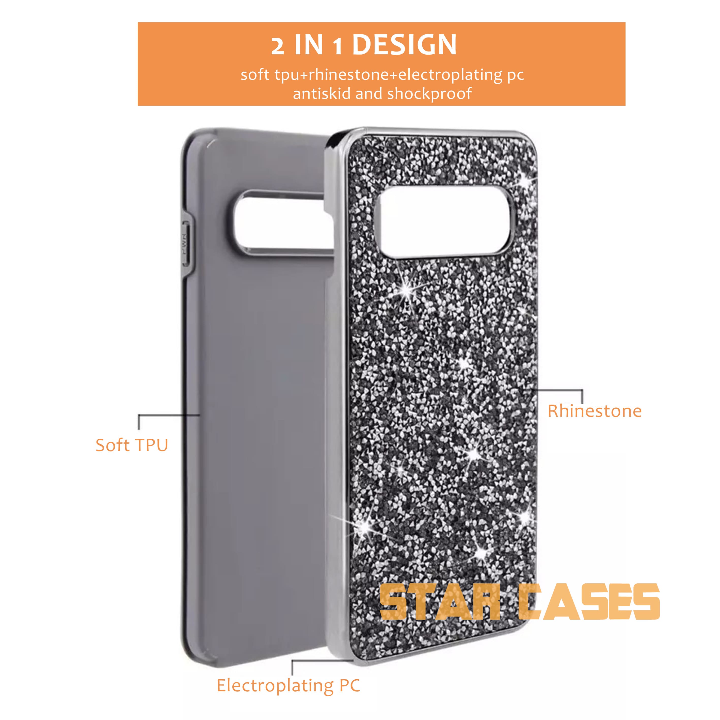 Samsung Note 20Ultra Sparkling Diamond Shockproof Hard Case