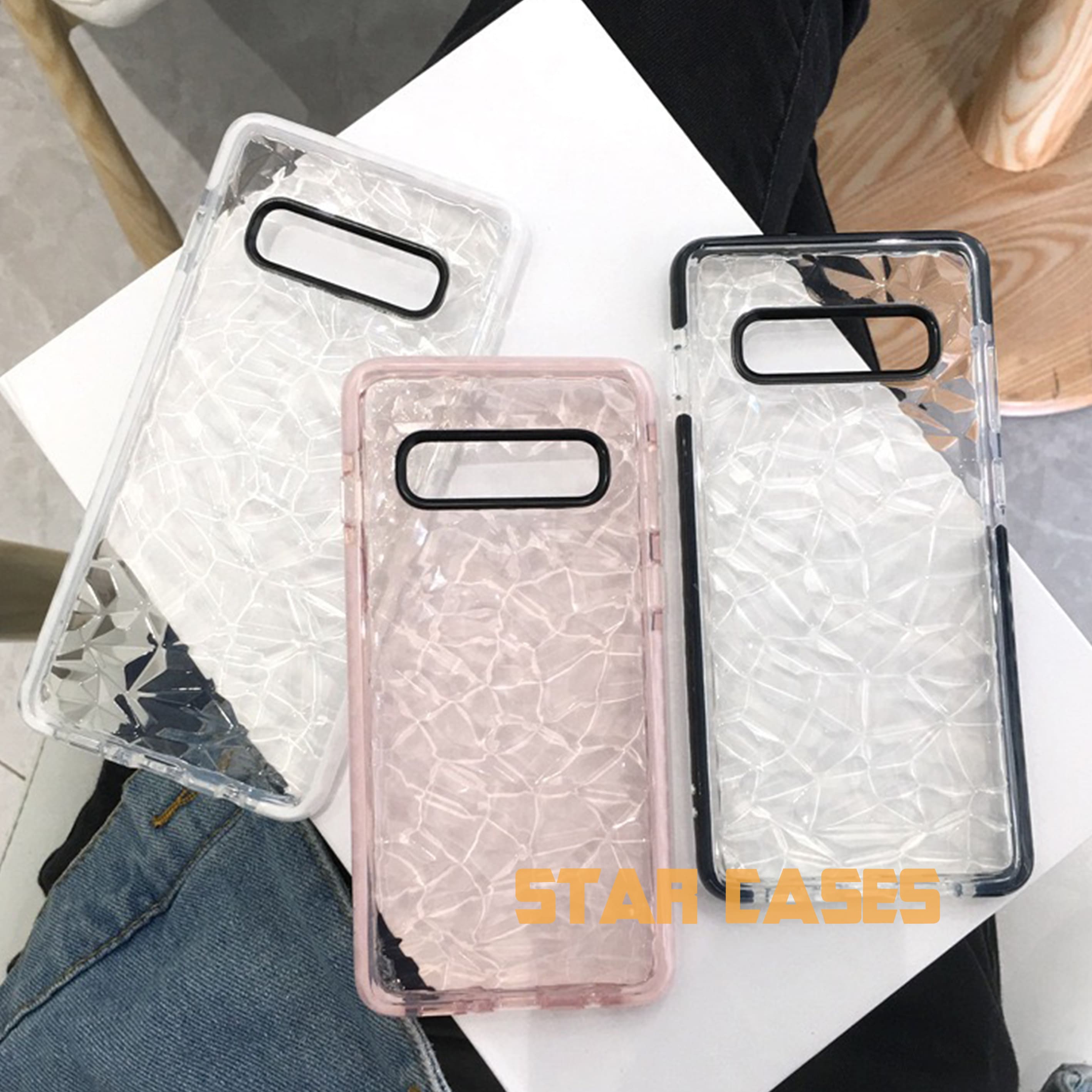 Samsung S10 Triangle Diamond Shockproof Case